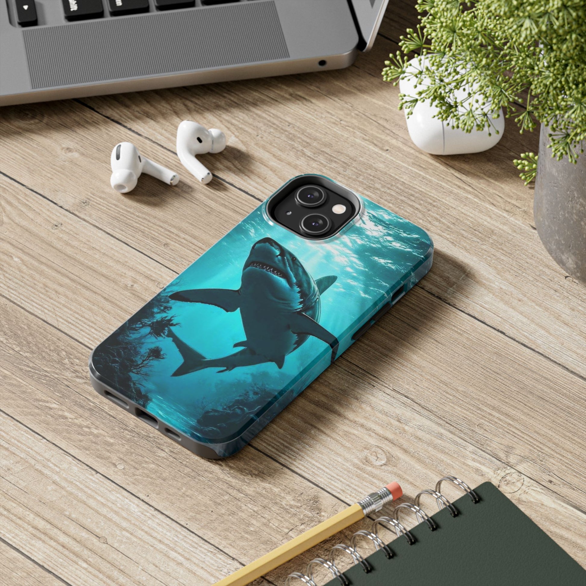 Killer Shark Theme Phone Cases for iPhones & Samsung Phones