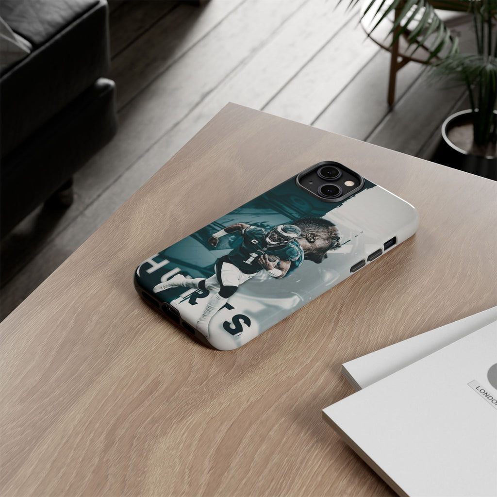 Jalen Hurts Eagles Football Tough Cases for iPhones, Samsung, and Pixel