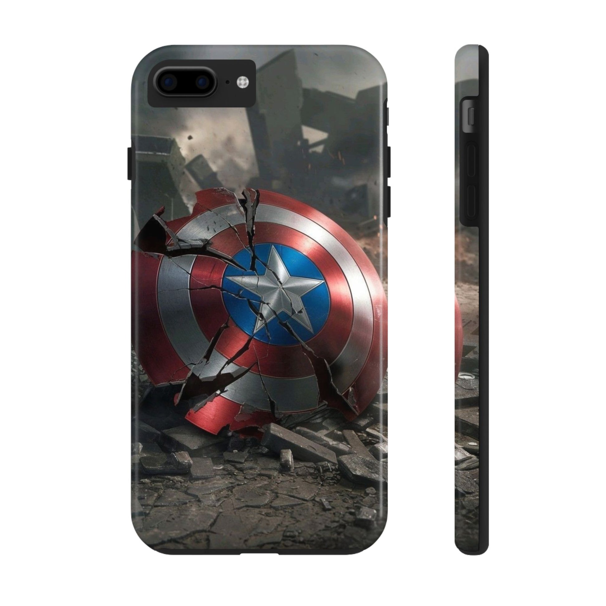 Capt. America Shield Tough Phone Cases for Iphones & Samsung Phones Durable