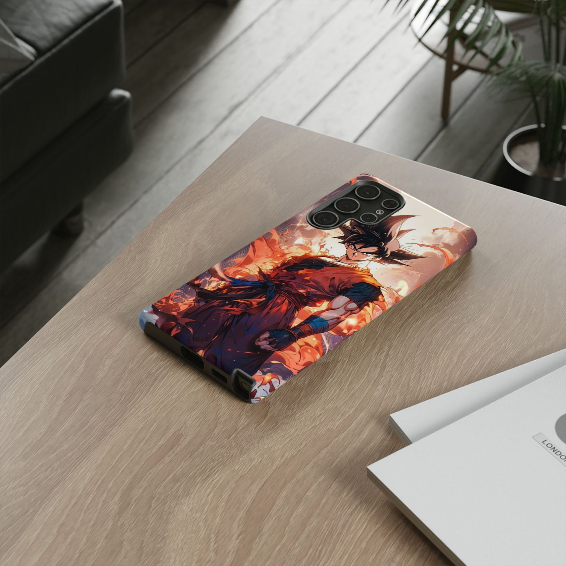 Anime Manga Dragon Ball Z Goku Tough Cases for iPhones, Samsung, and Pixel