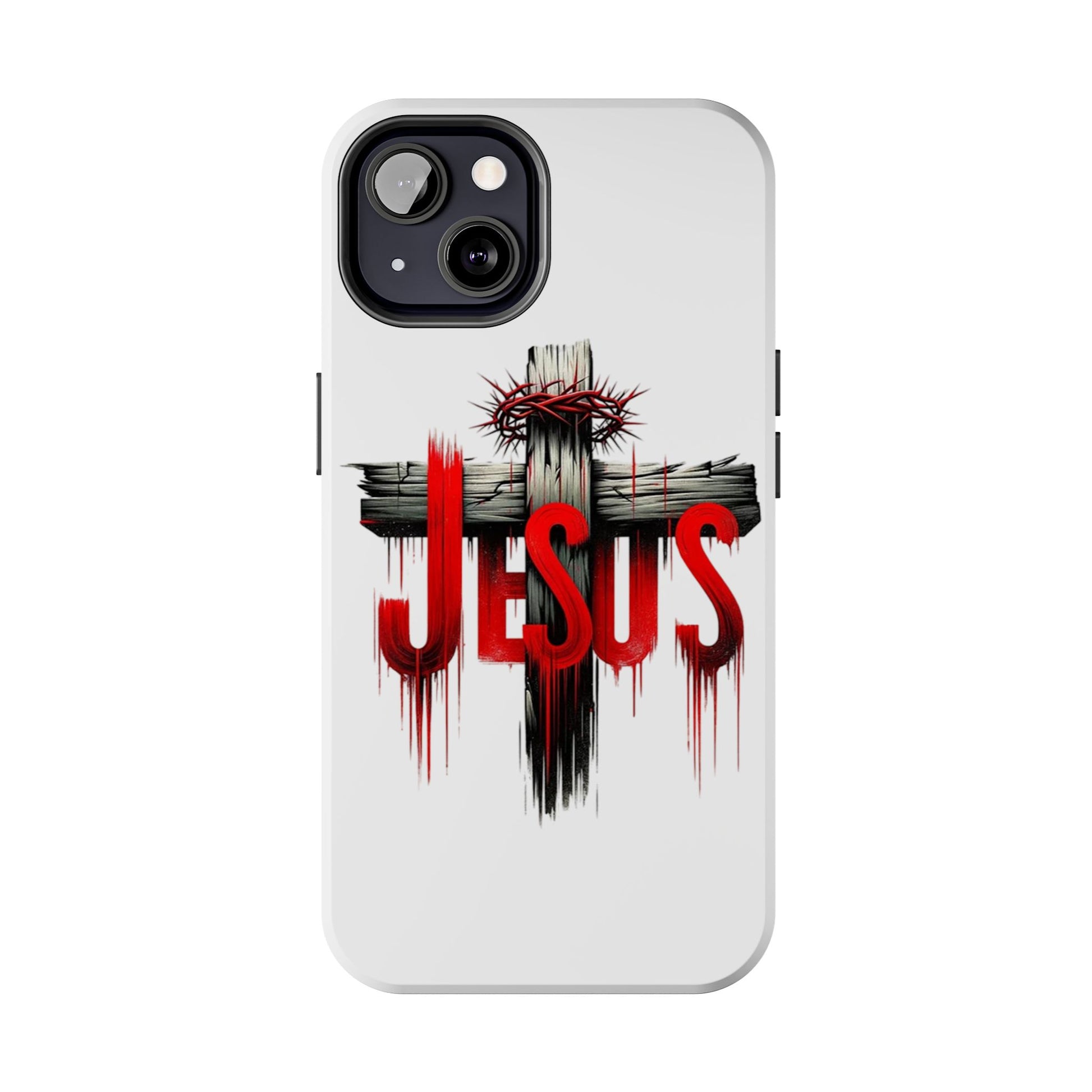 Jesus Cross and Crown Christian Theme Phone Cases for iPhones & Samsung Phones