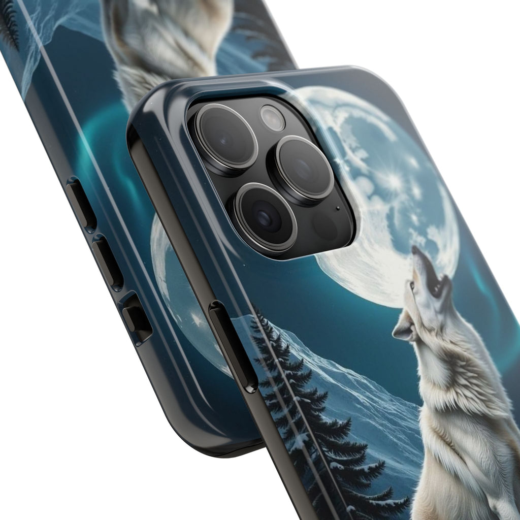 Howling Wolf Theme Phone Cases for iPhones & Samsung Phones