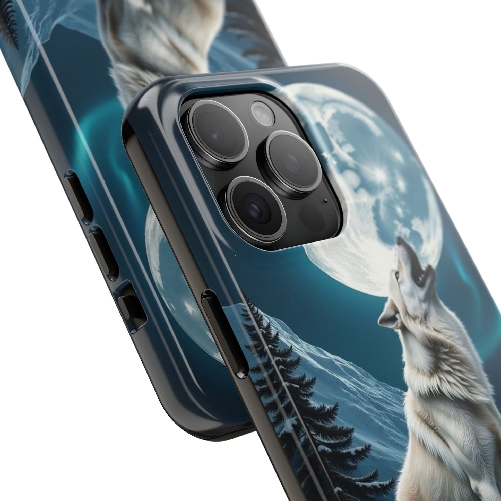 Howling Wolf Theme Phone Cases for iPhones & Samsung Phones