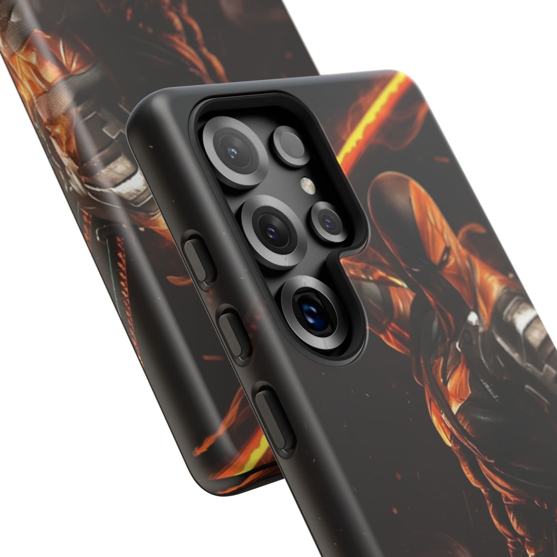 DC Comics Death Stroke Tough Cases for iPhones, Samsung, and Pixel