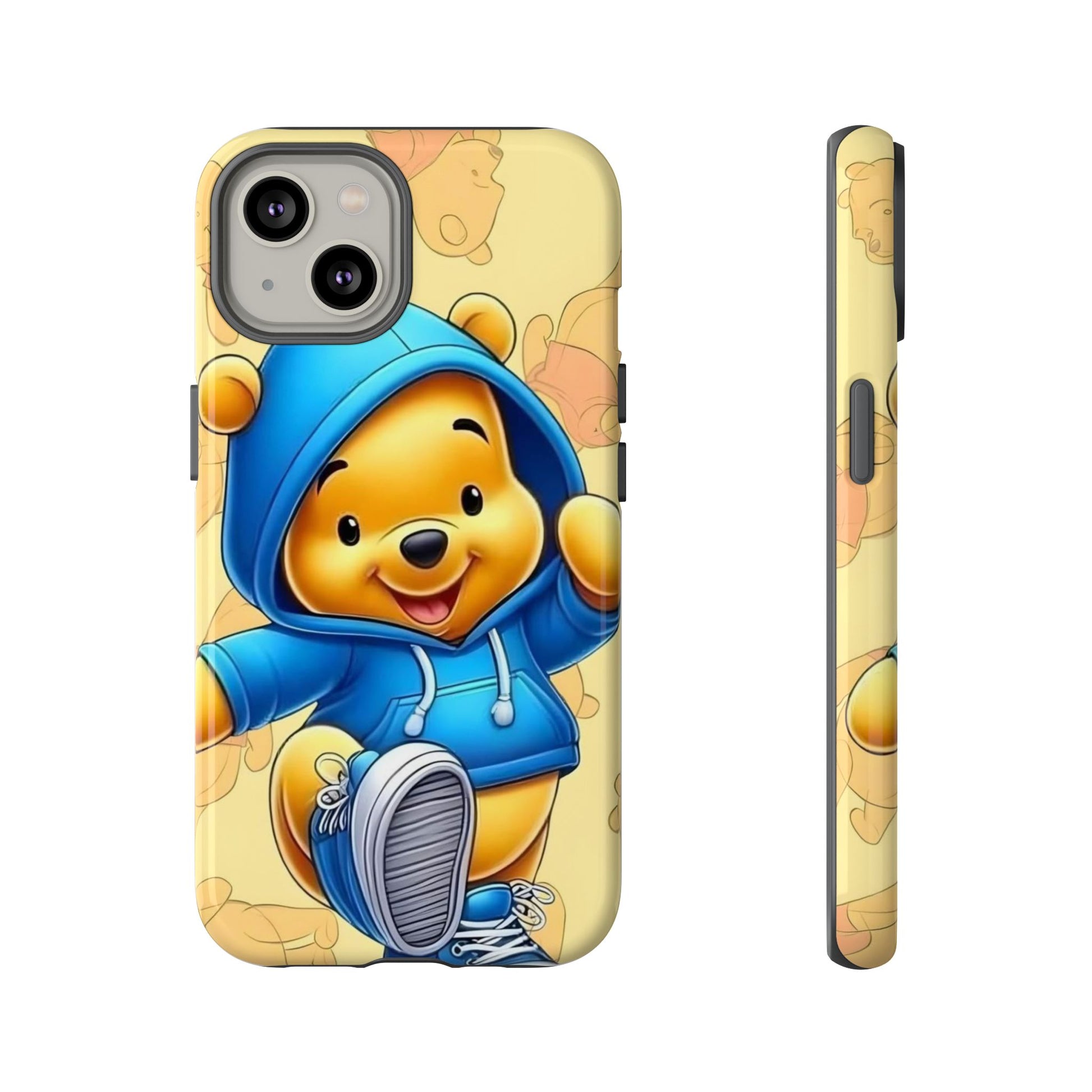Cute Pooh Bear Phone Case, Tough Case