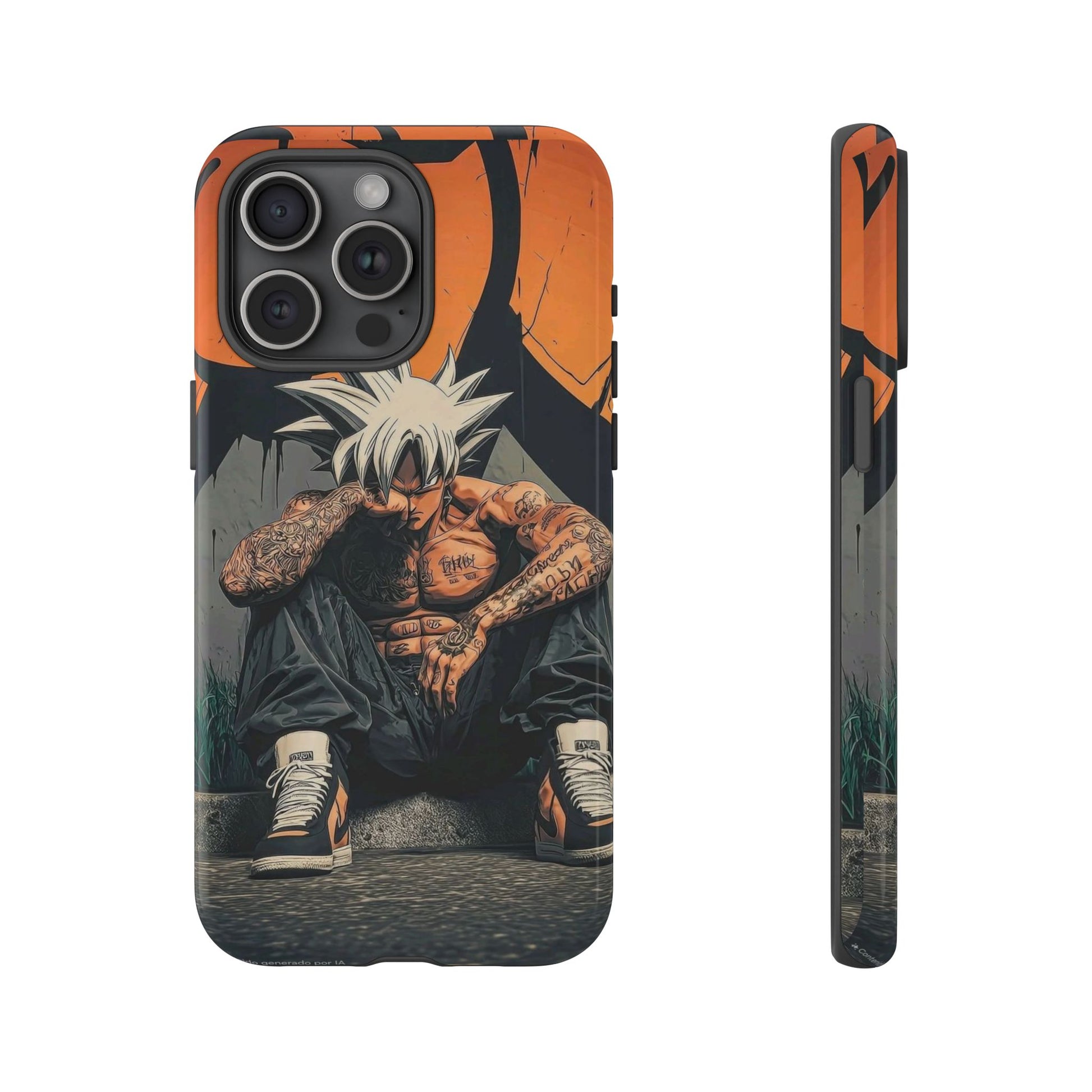 Anime DBZ Thug Tough Cases for iPhones, Samsung, and Pixel