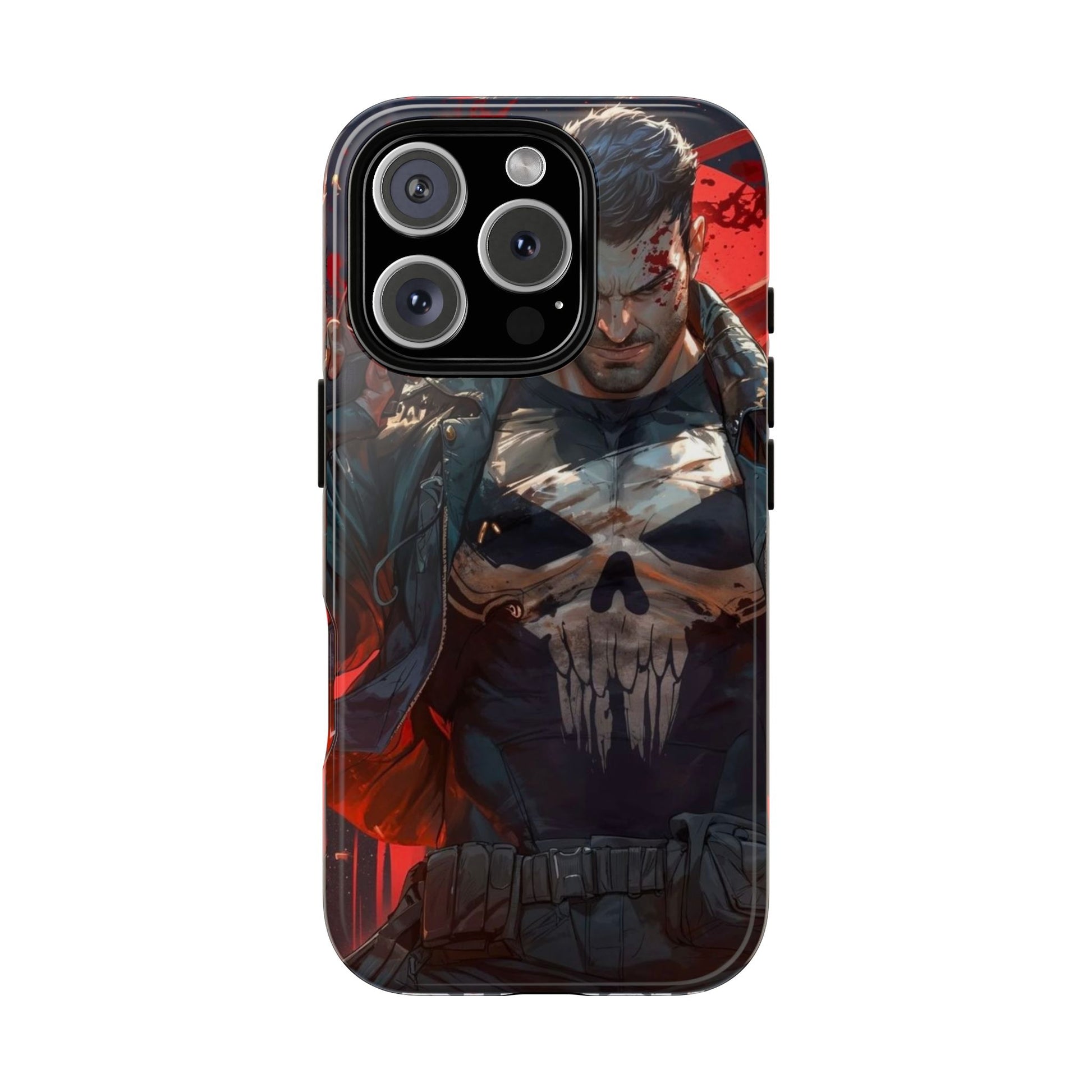 Punisher Tough Cases for iPhones, Samsung, and Pixel