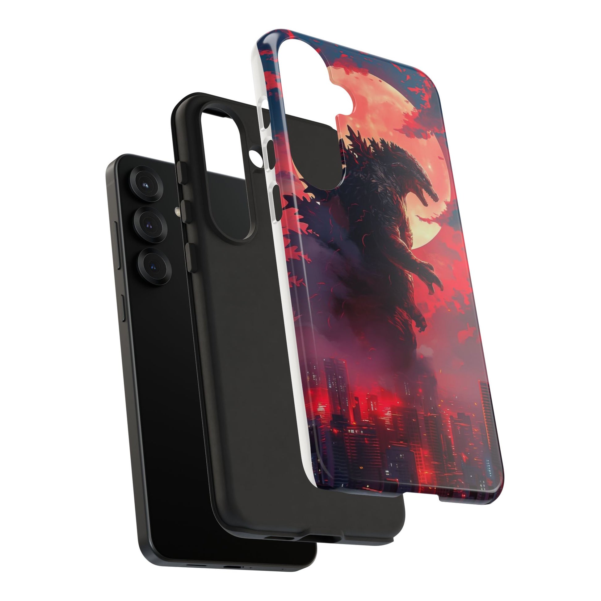 King of Monsters Godzilla Tough Phone Cases for iPhones, Samsung, and Pixel