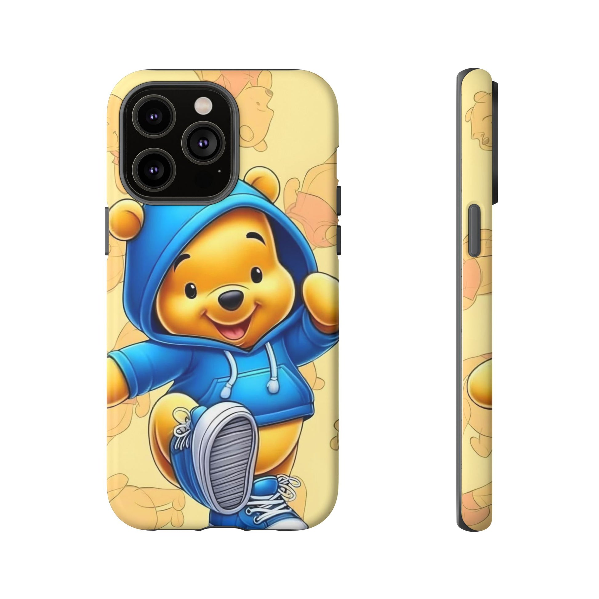 Cute Pooh Bear Phone Case, Tough Case