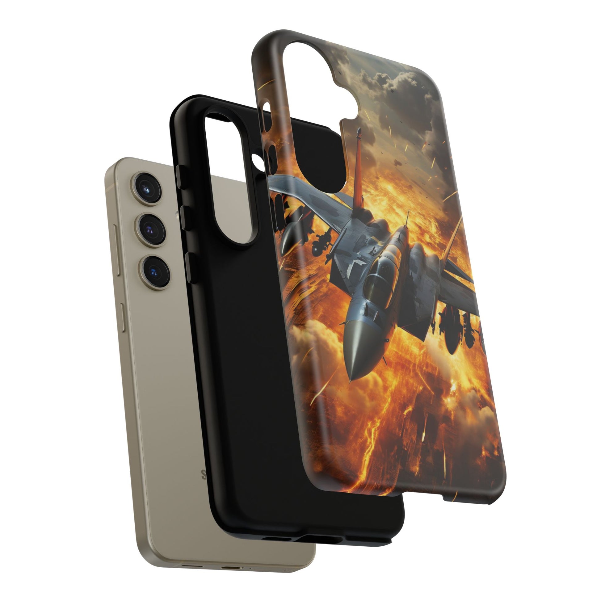 F-15 Fighter Jet Tough Cases for iPhones, Samsung, and Pixel