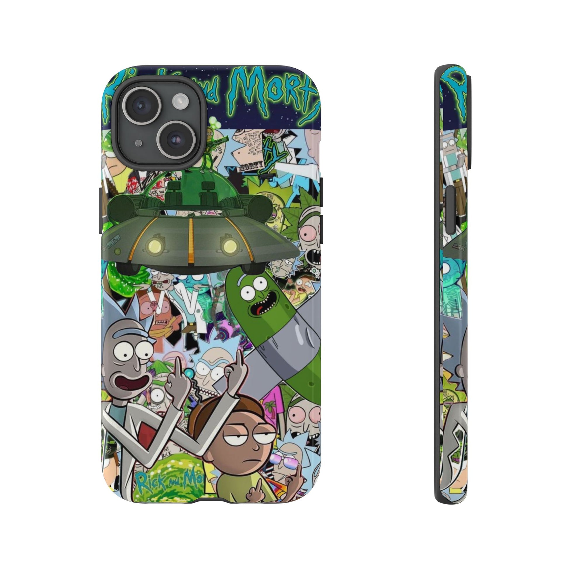 Rick and Morty Phone Case, Tough Cases for iPhones, Samsung, and Pixel