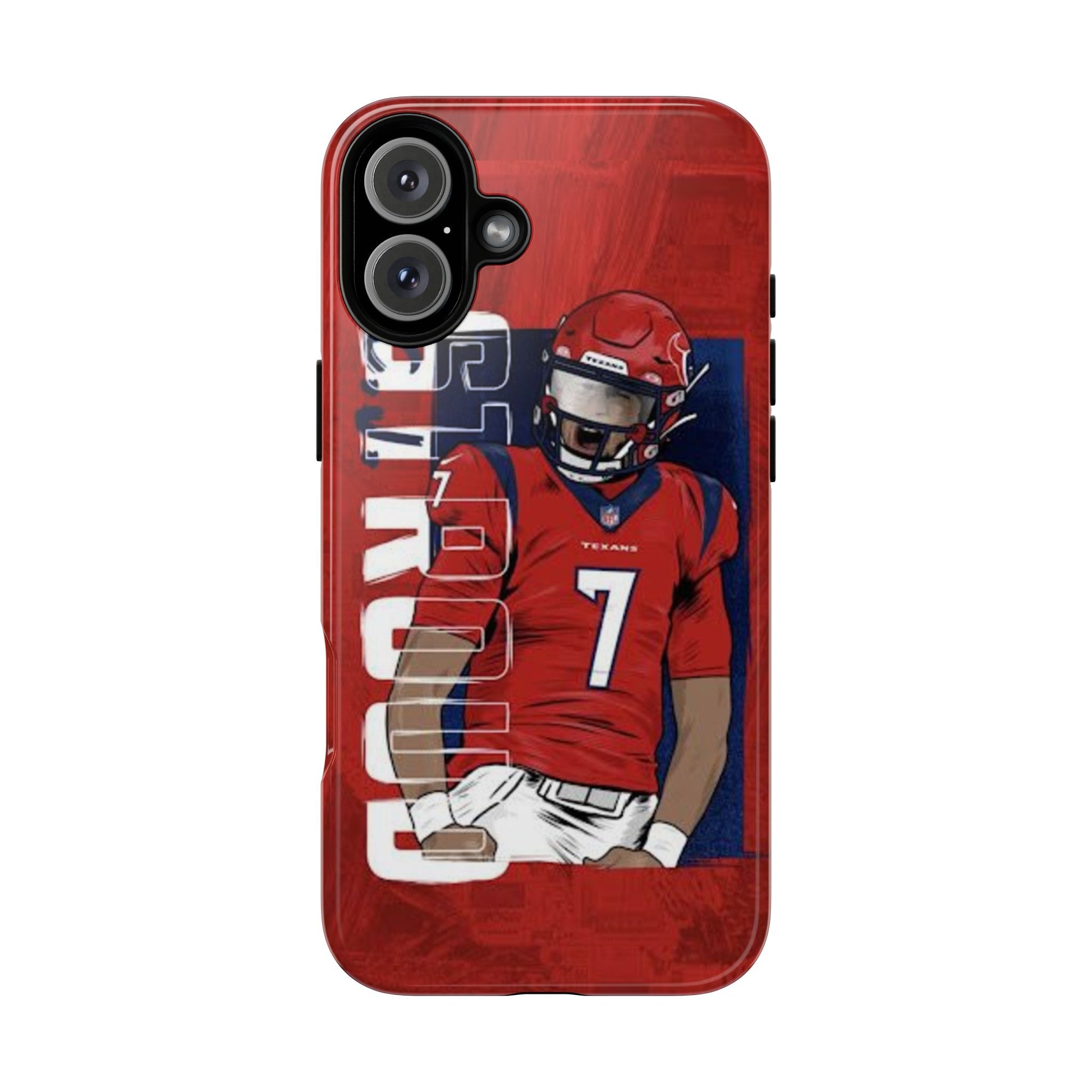 Houston Texans Football CJ Stroud Tough Cases for iPhones, Samsung, and Pixel