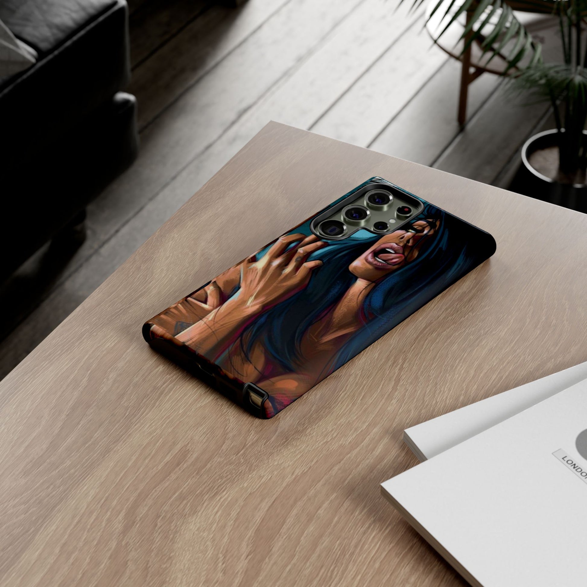 Tough Girl Theme Urban Design Cases for iPhones, Samsung, and Pixel