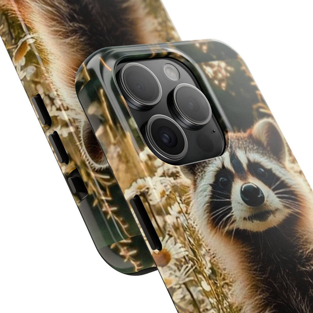 Cute Raccoon Theme Phone Cases for iPhones & Samsung Phones