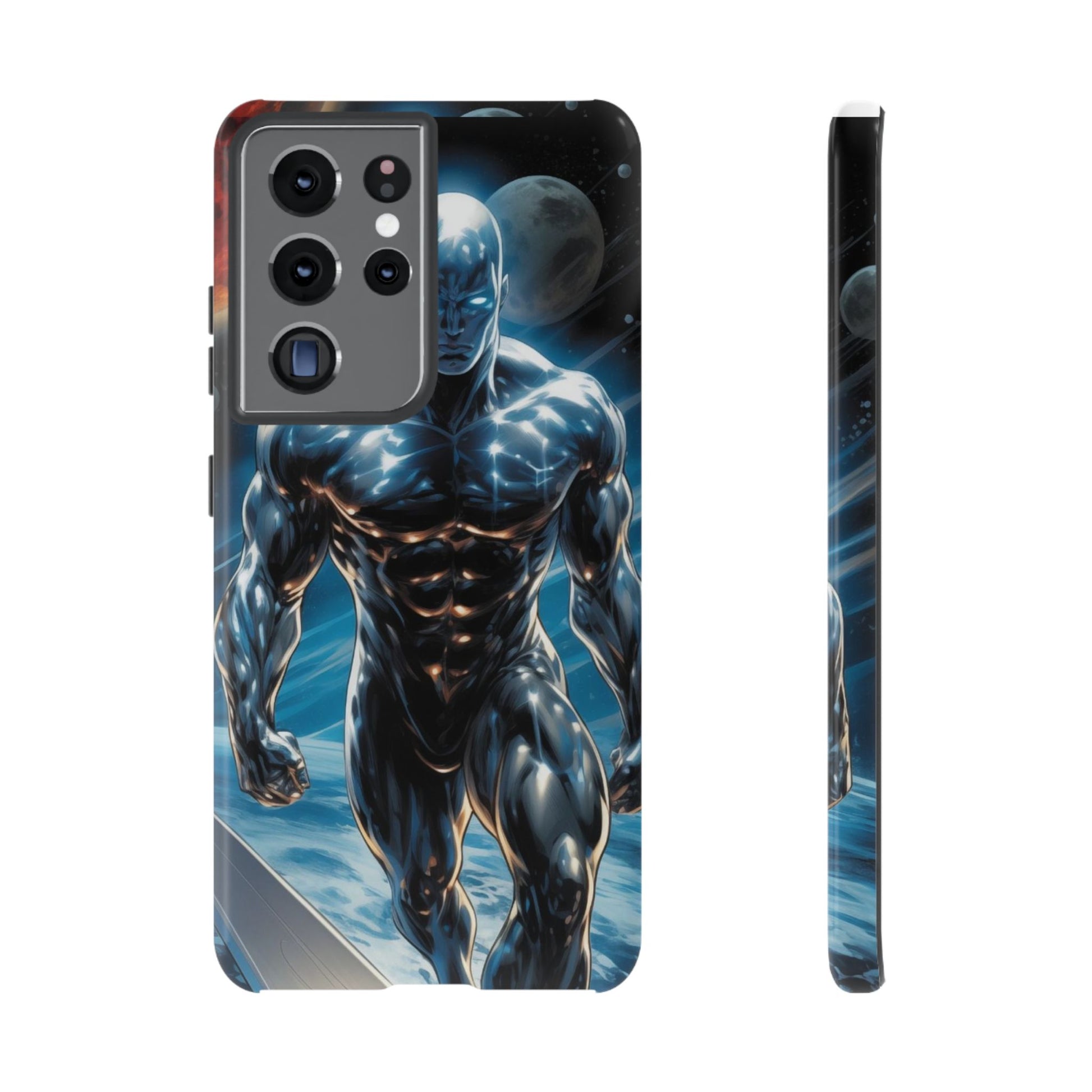 The Silver Surfer Comic Art Phone Case, Tough Cases for iPhones, Samsung, and Pixel