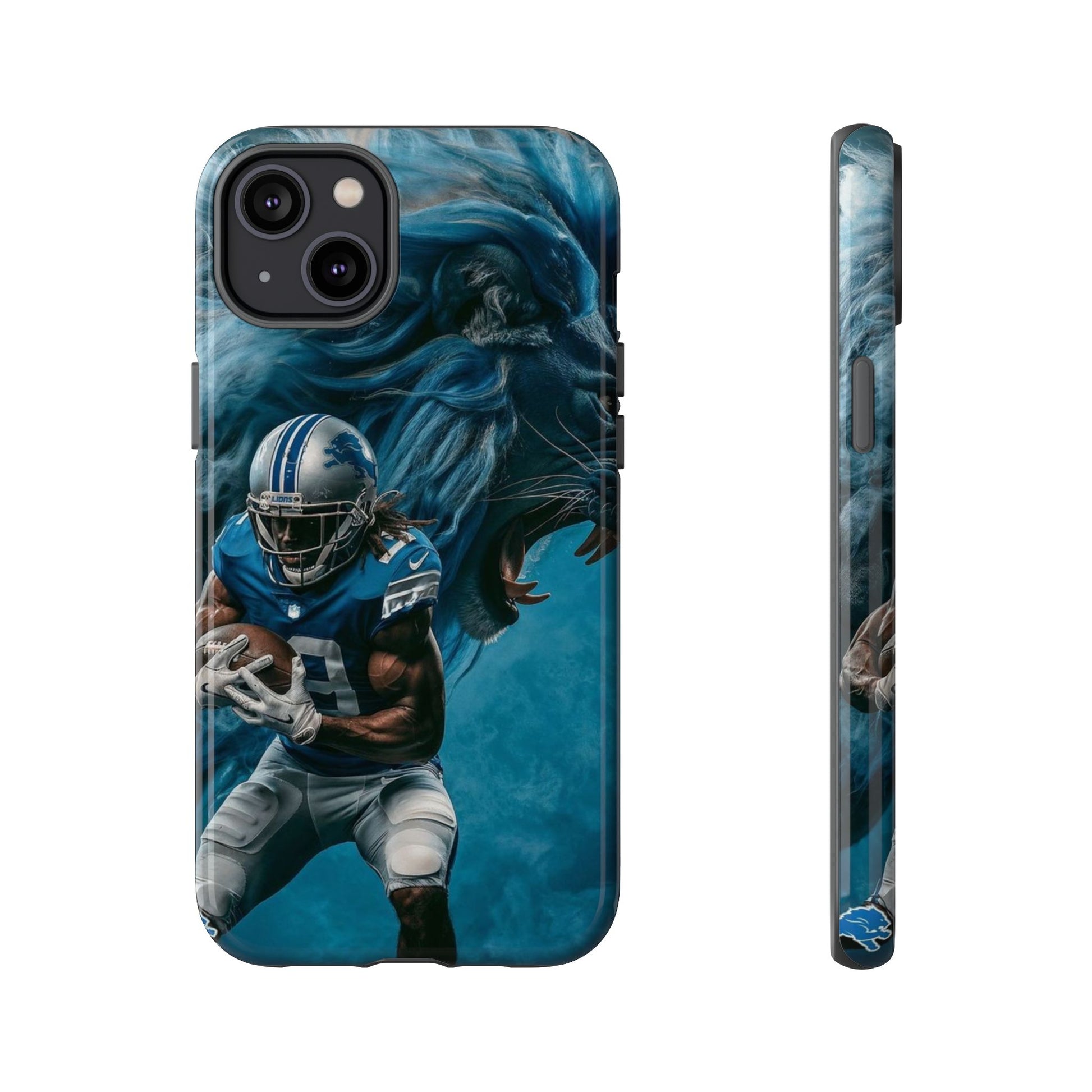 Detroit Lions Player Football Phone Case, Tough Cases for iPhones, Samsung, and Pixel