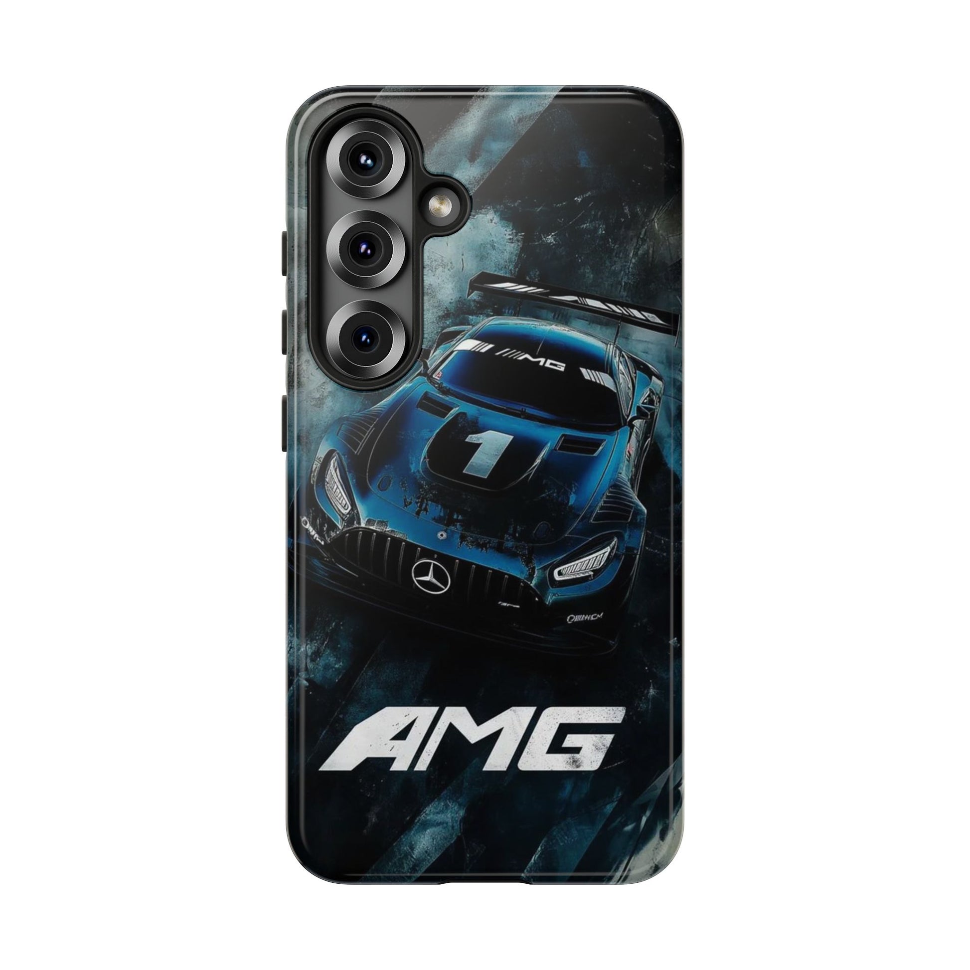 Mercedes AMG Racing Car Tough Cases for iPhones, Samsung, and Pixel