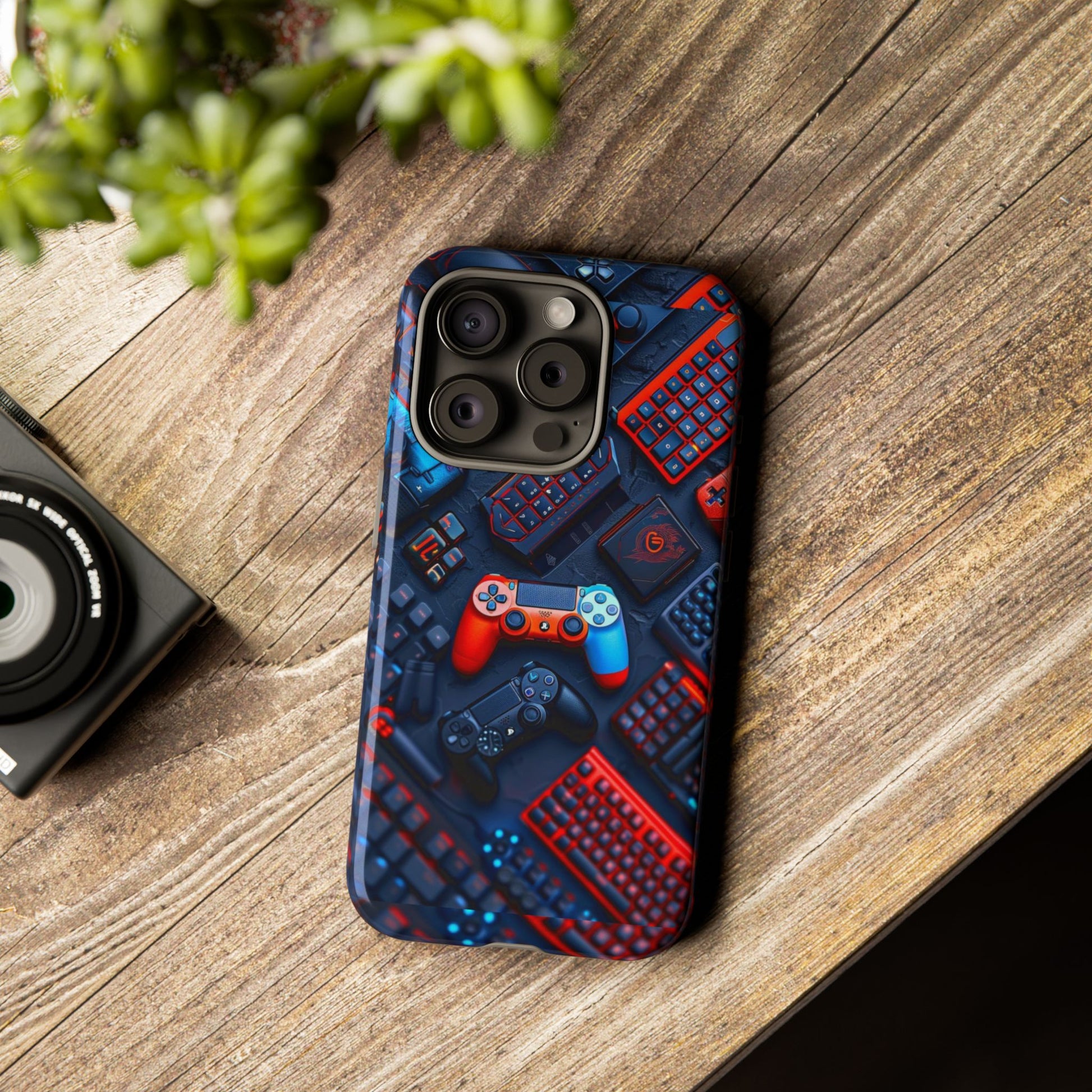 Gamer Themed Controllers Tough Cases for iPhones, Samsung, and Pixel