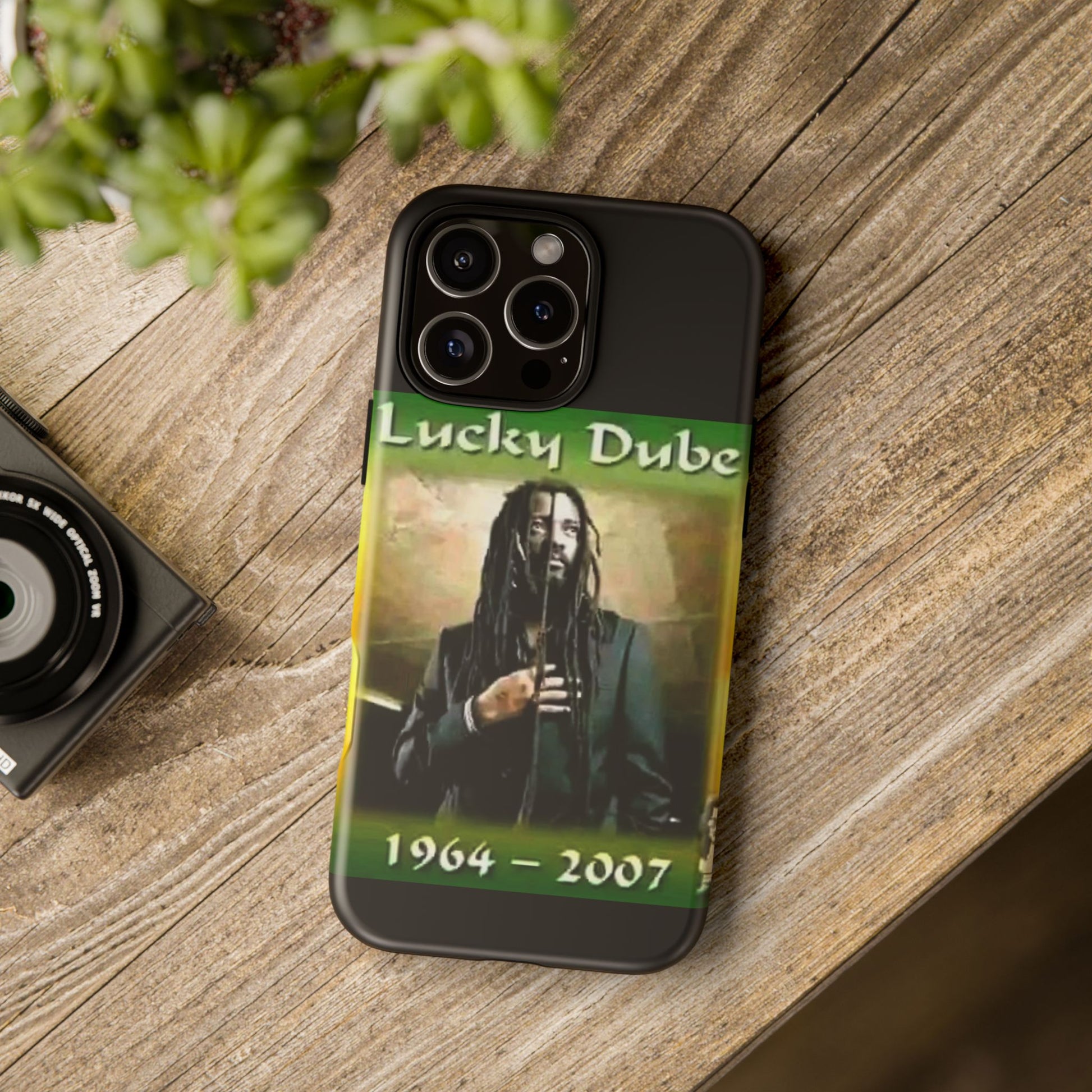 Lucky Dube Tough Cases for iPhones, Samsung, and Pixel