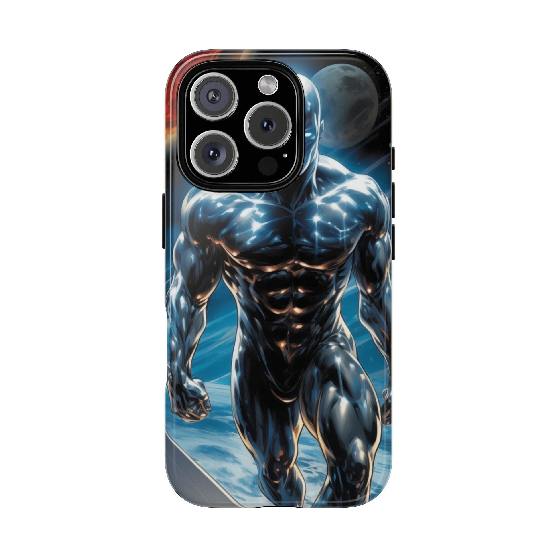 The Silver Surfer Comic Art Phone Case, Tough Cases for iPhones, Samsung, and Pixel
