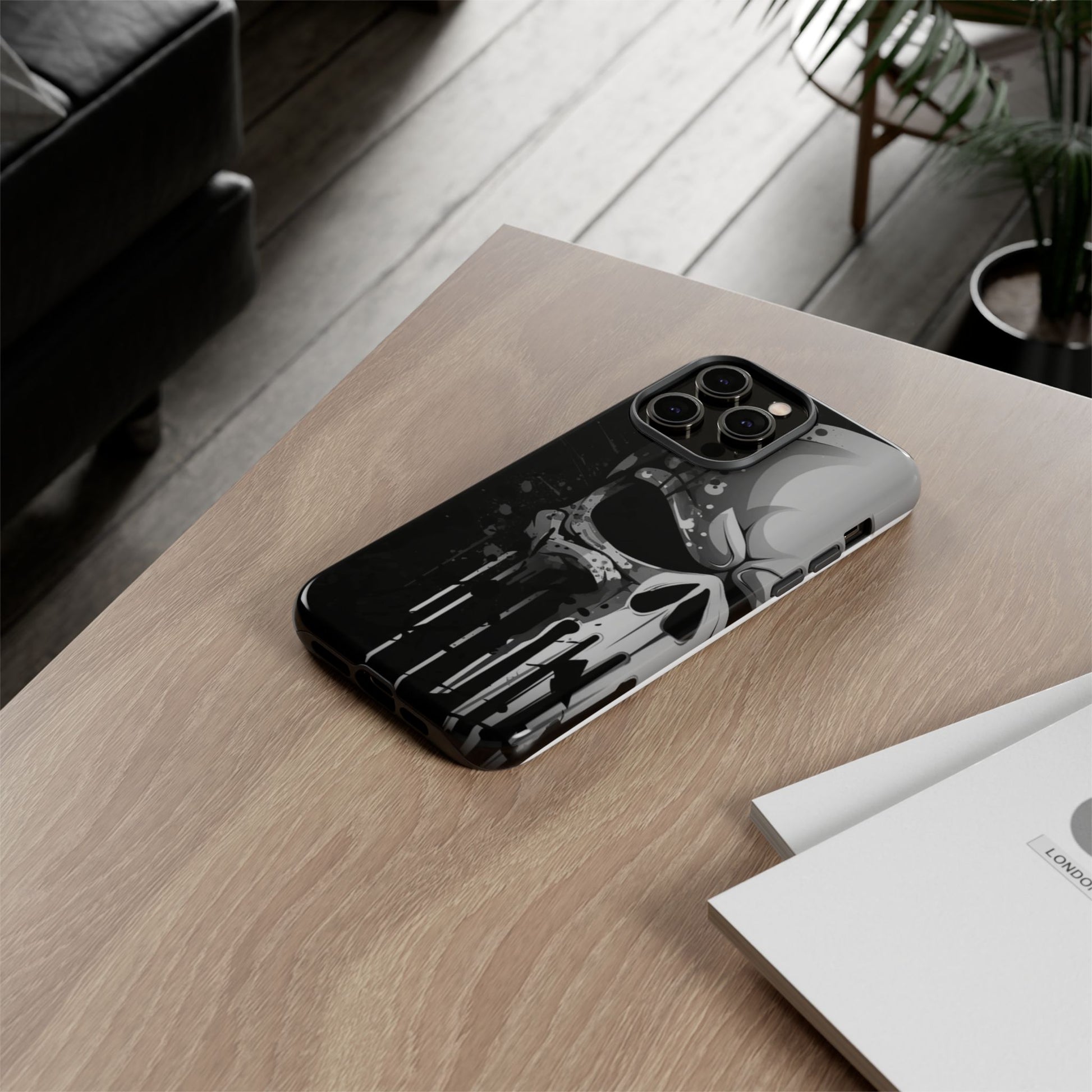 Punisher Skull Tough Cases for iPhones, Samsung, and Pixel