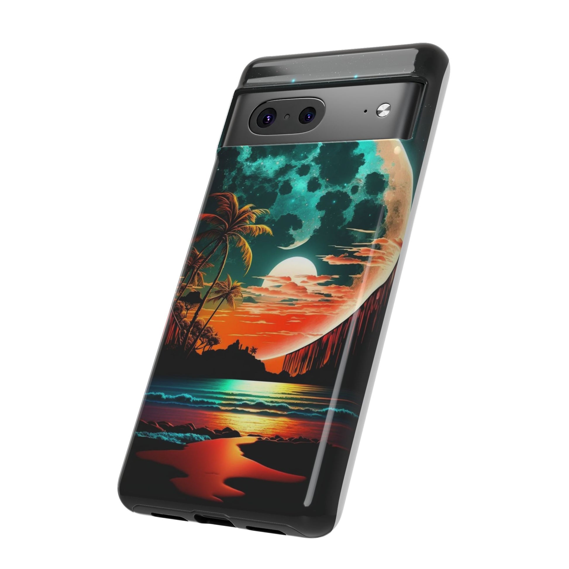 Fantasy Beach Sunset Landscape Phone Case for iPhone, Samsung Galaxy, & Pixel Phones