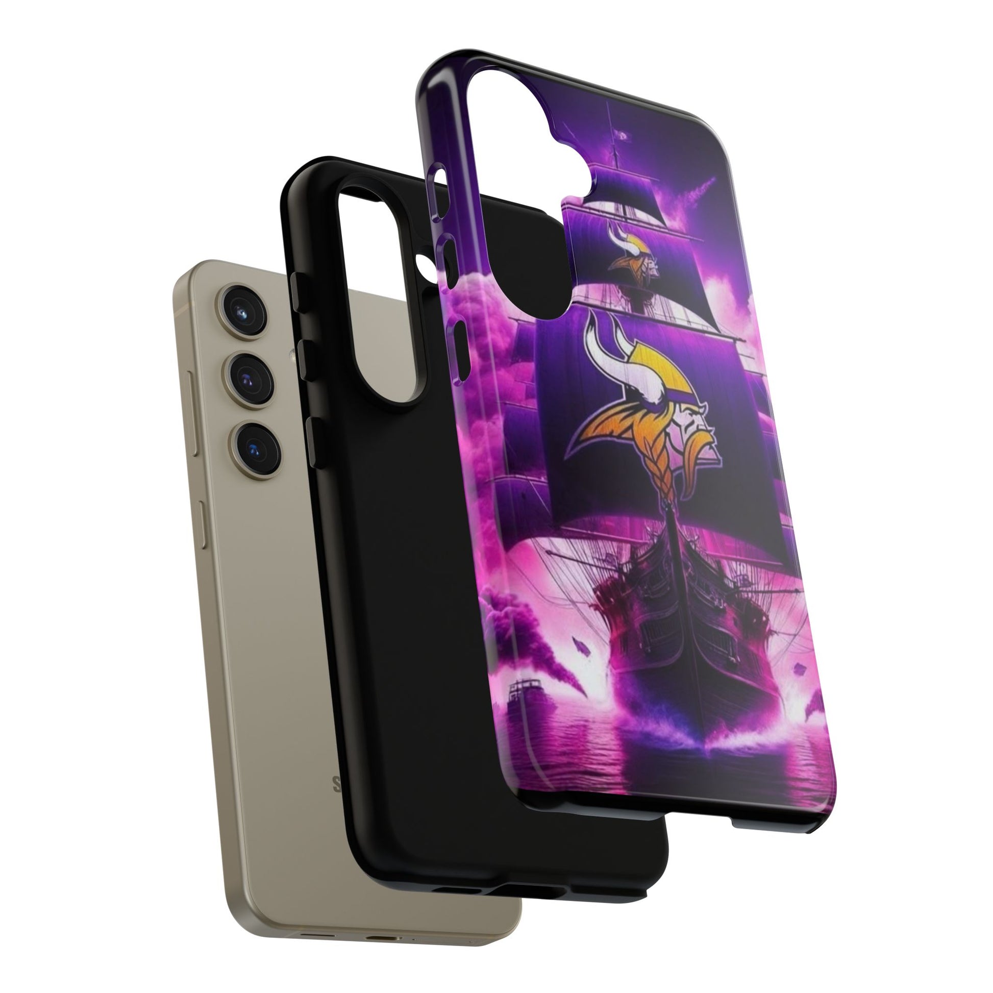 Minnesota Vikings Ship Football Phone Case, Tough Cases for iPhones, Samsung, and Pixel