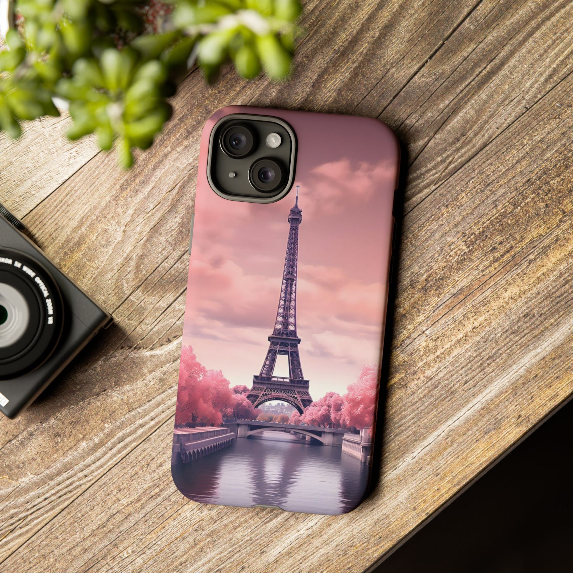 Eiffel Tower Paris Tough Cases for iPhones, Samsung, and Pixel