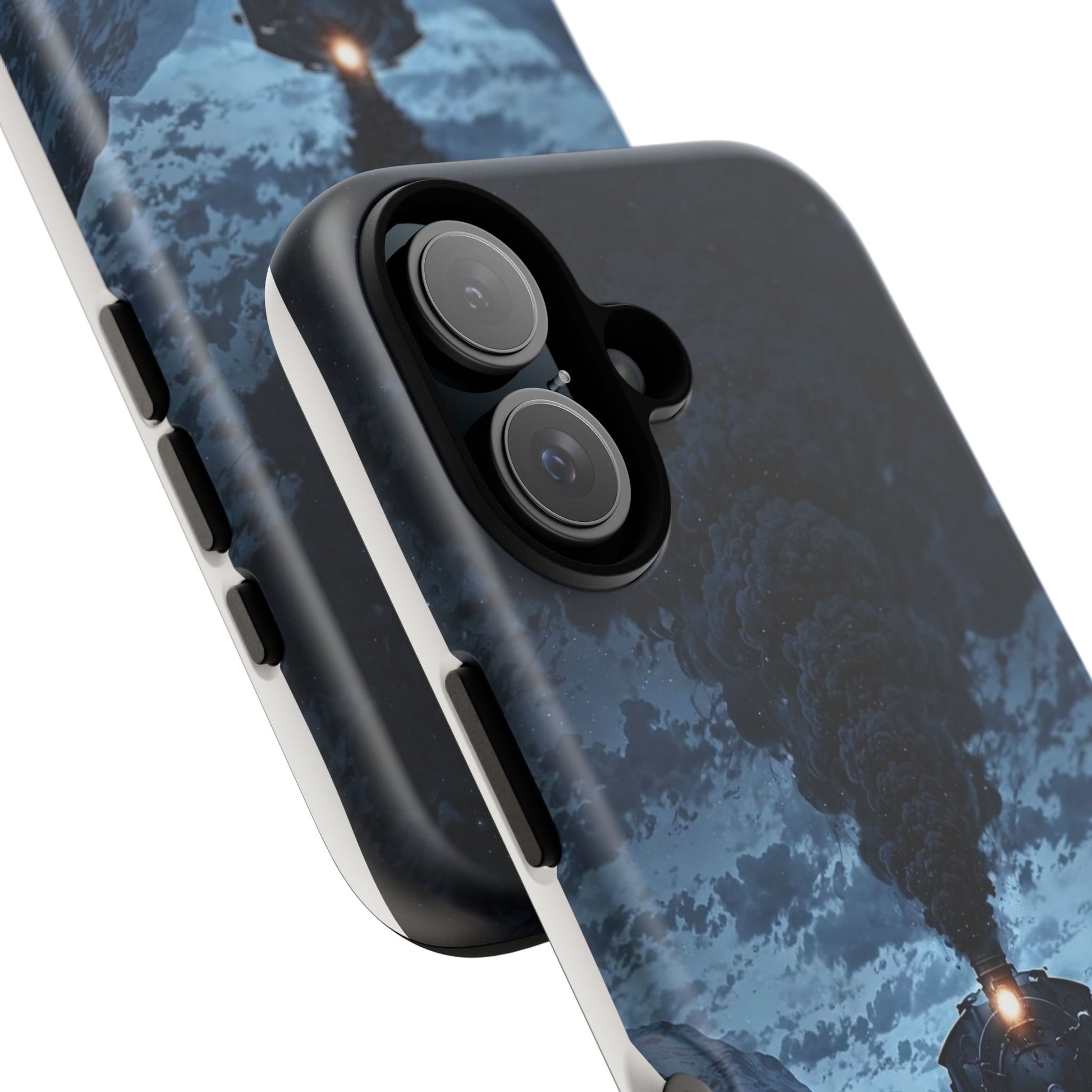 Steam Engine Train Themed Tough Cases for iPhones, Samsung, and Pixel