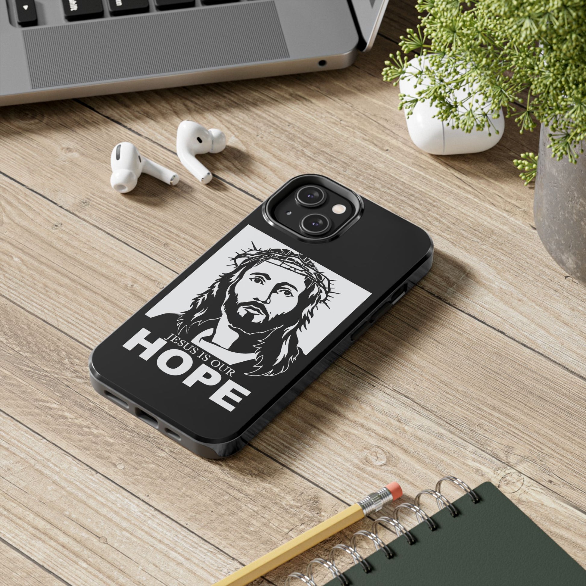 Jesus is Our Hope Christian Phone Cases for iPhones & Samsung Phones