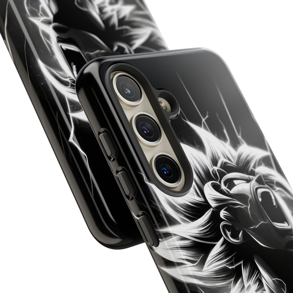 Anime Saiyan Rage Dragon ball Z Tough Cases for iPhones, Samsung, and Pixel