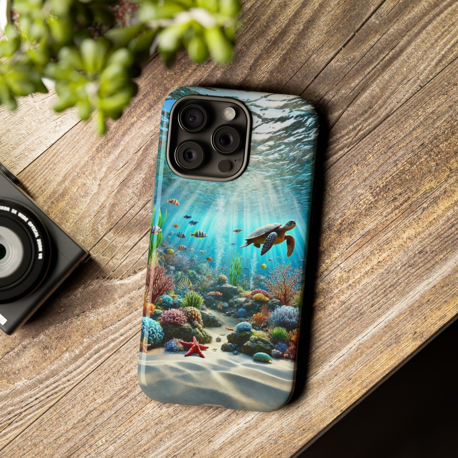 Under Sea Landscape Tough Cases for iPhones, Samsung, and Pixel