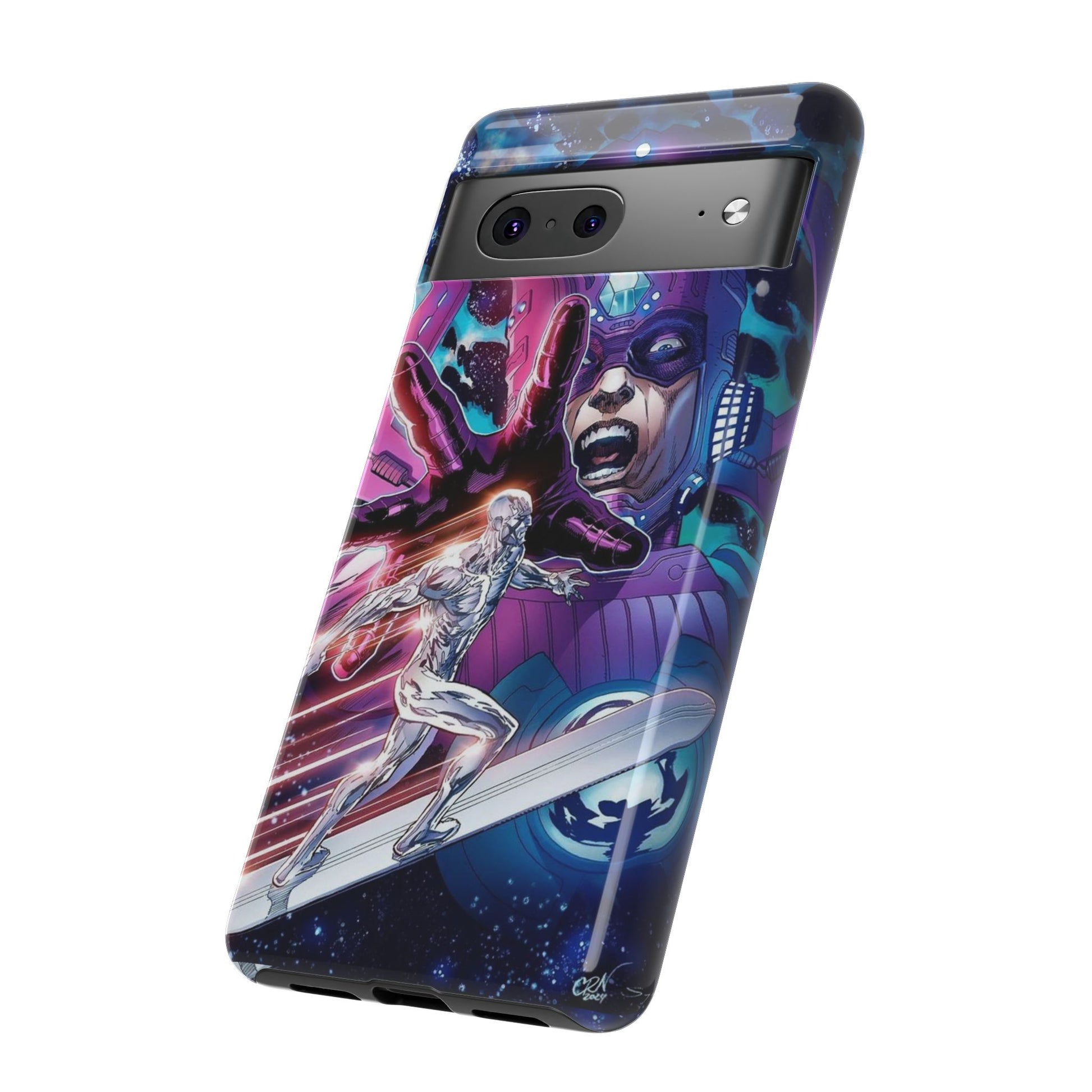 Galactus x Silver Surfer Marvel Phone Case, Tough Cases for iPhones, Samsung, and Pixel