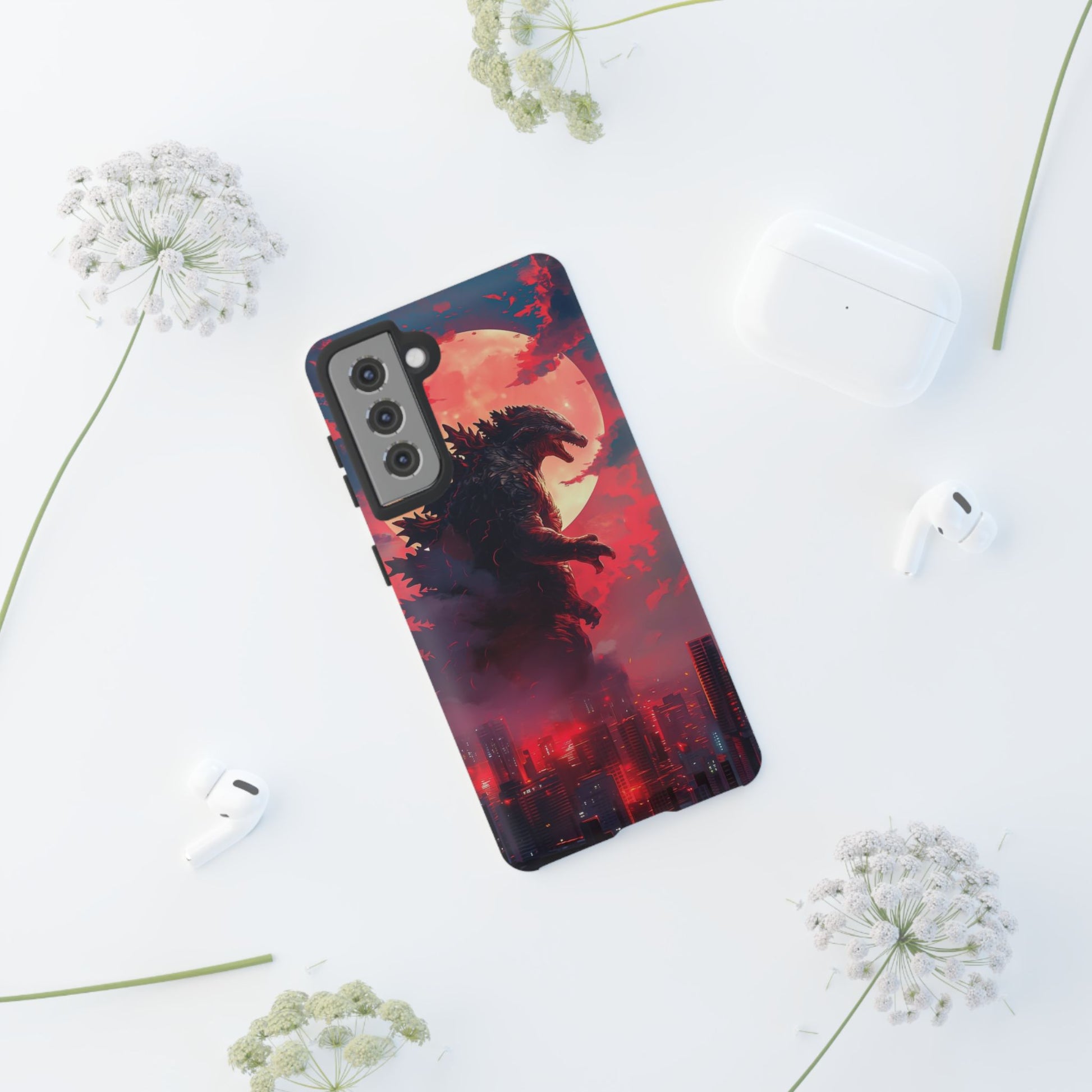King of Monsters Godzilla Tough Phone Cases for iPhones, Samsung, and Pixel