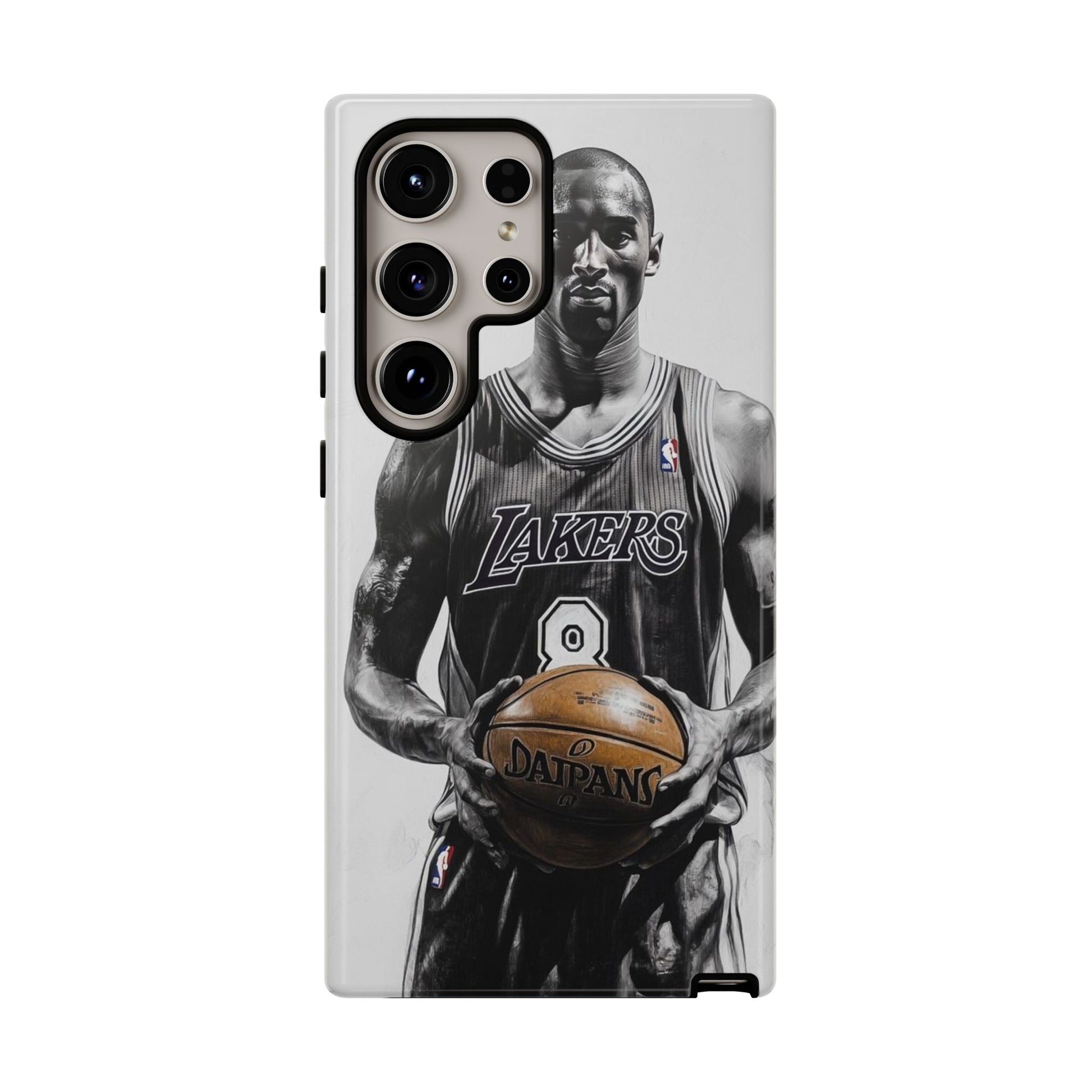 Kobe Basketball Art Tough Cases for iPhones, Samsung, and Pixel