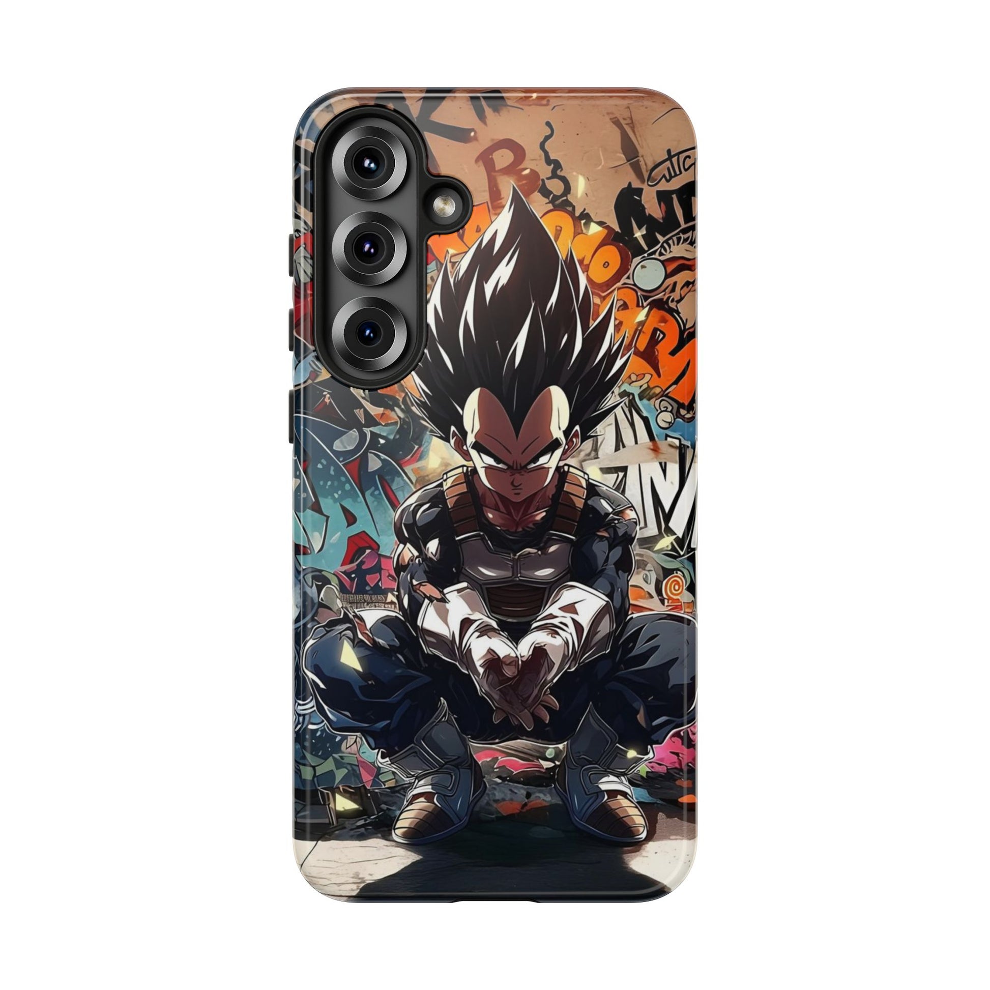 Anime Vegeta Dragon ball Z Tough Cases for iPhones, Samsung, and Pixel