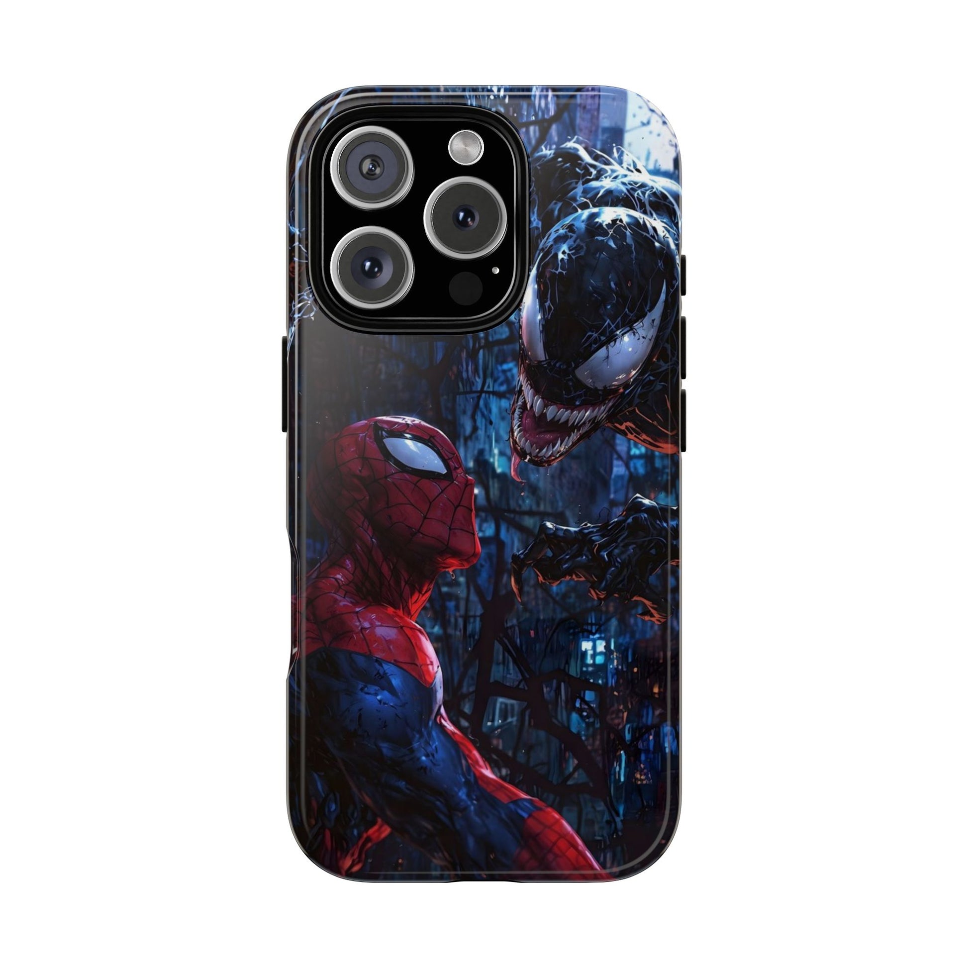 Venom x Spiderman Phone Case, Tough Cases for iPhones, Samsung, and Pixel