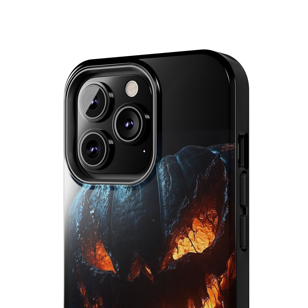 Scary Pumpkin Halloween Theme Phone Cases for iPhones & Samsung Phones