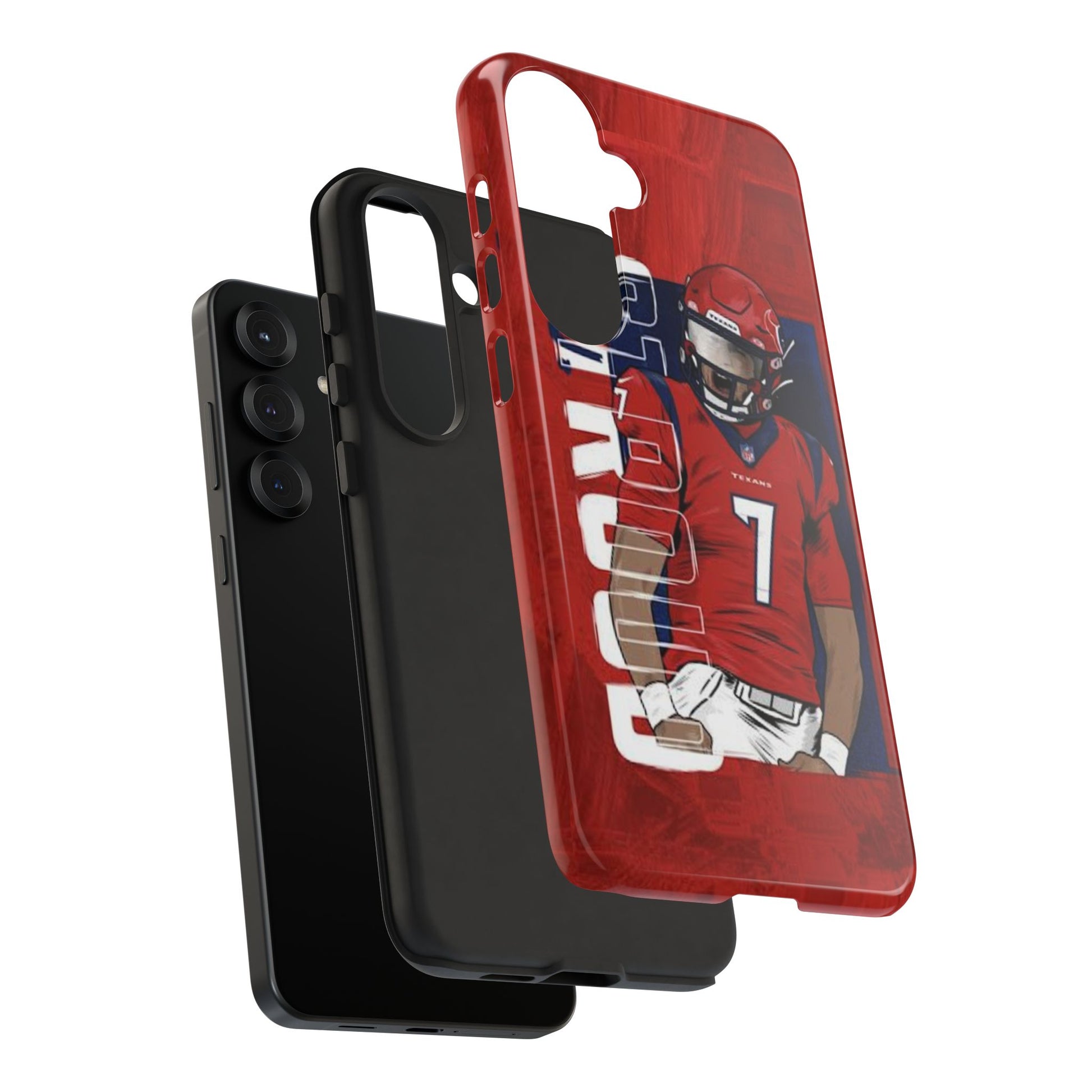 Houston Texans Football CJ Stroud Tough Cases for iPhones, Samsung, and Pixel