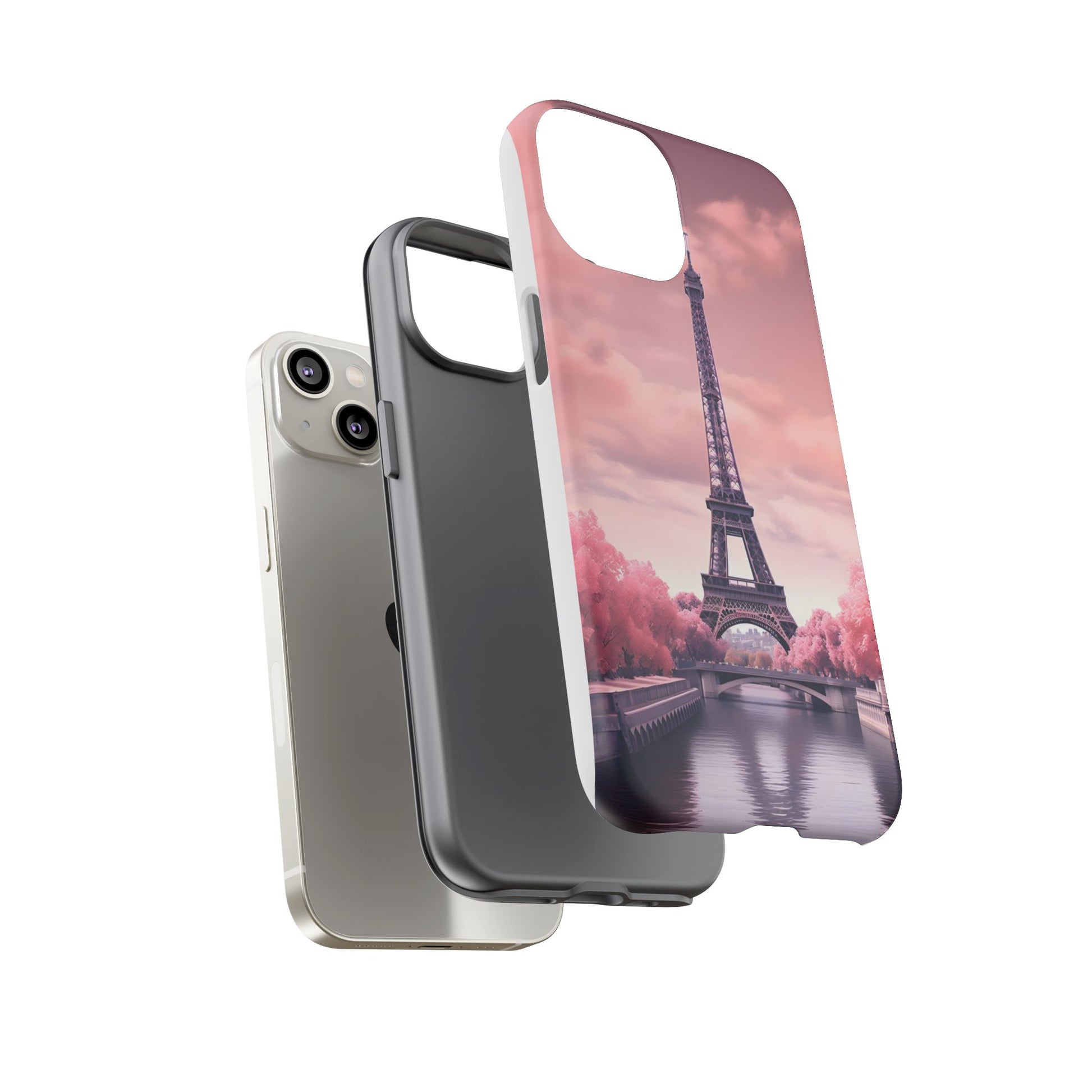 Eiffel Tower Paris Tough Cases for iPhones, Samsung, and Pixel
