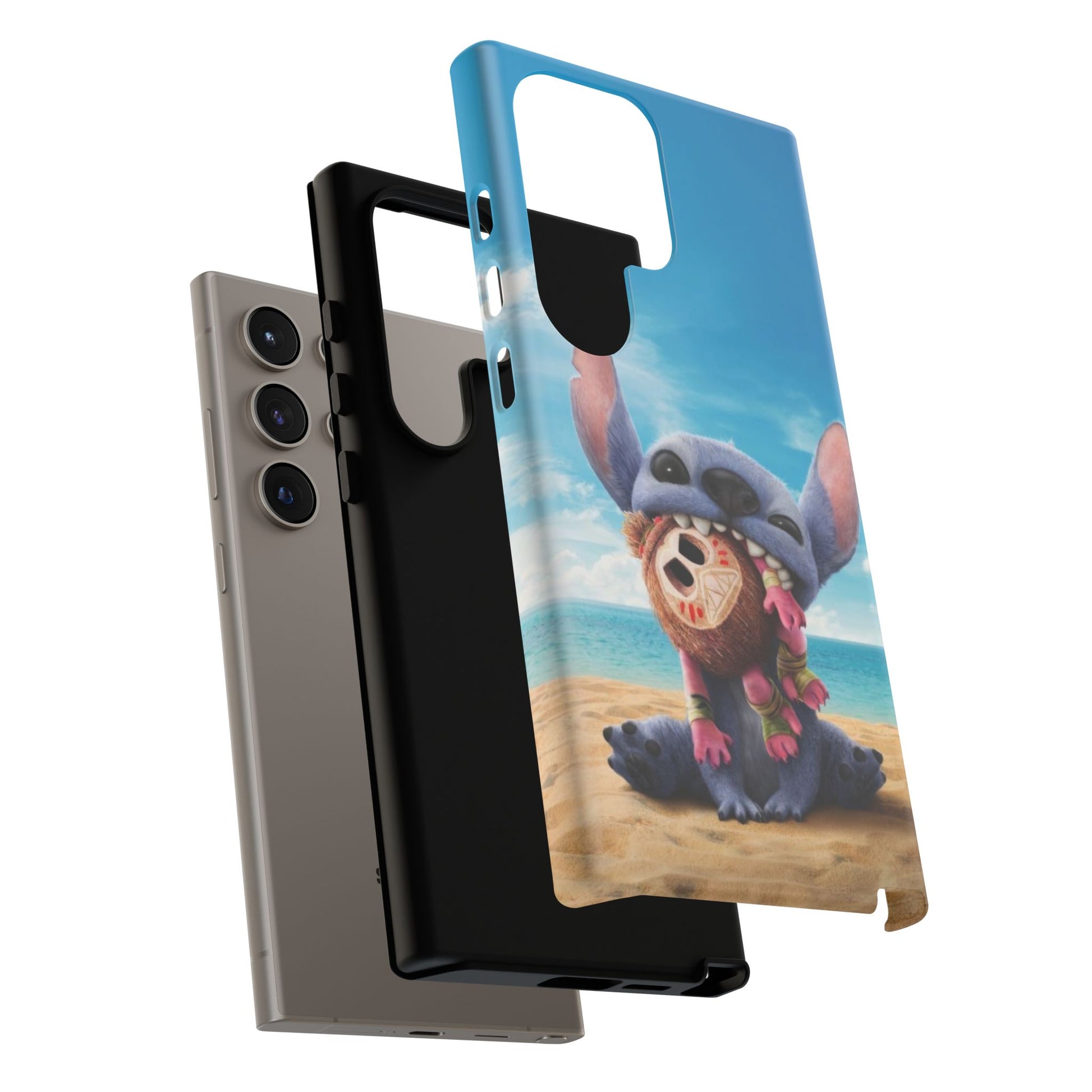 Stitch Beach Sunset Landscape Phone Case for iPhone, Samsung Galaxy, & Pixel Phones