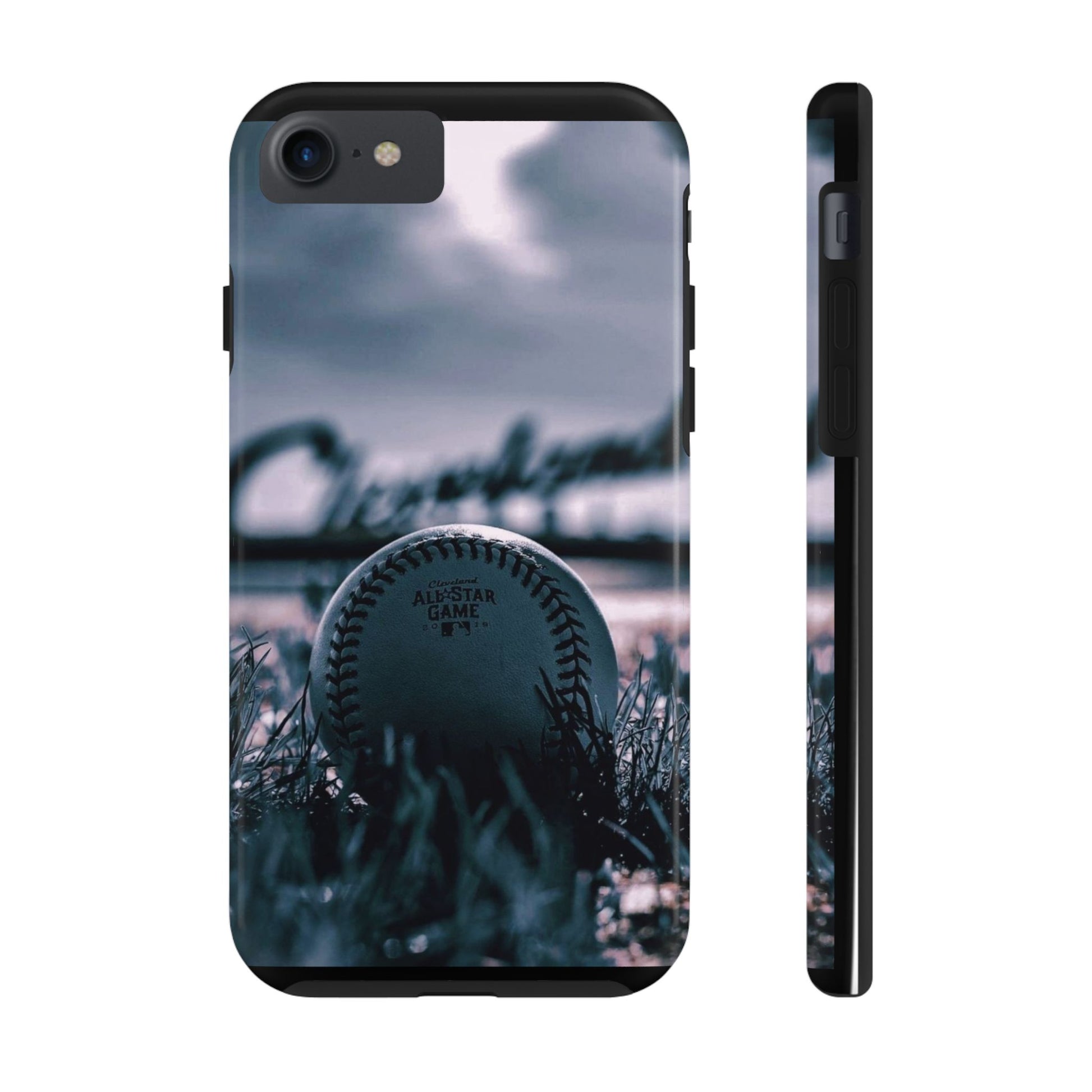 Baseball in Grass Tough Phone Cases for Iphones & Samsung Durable