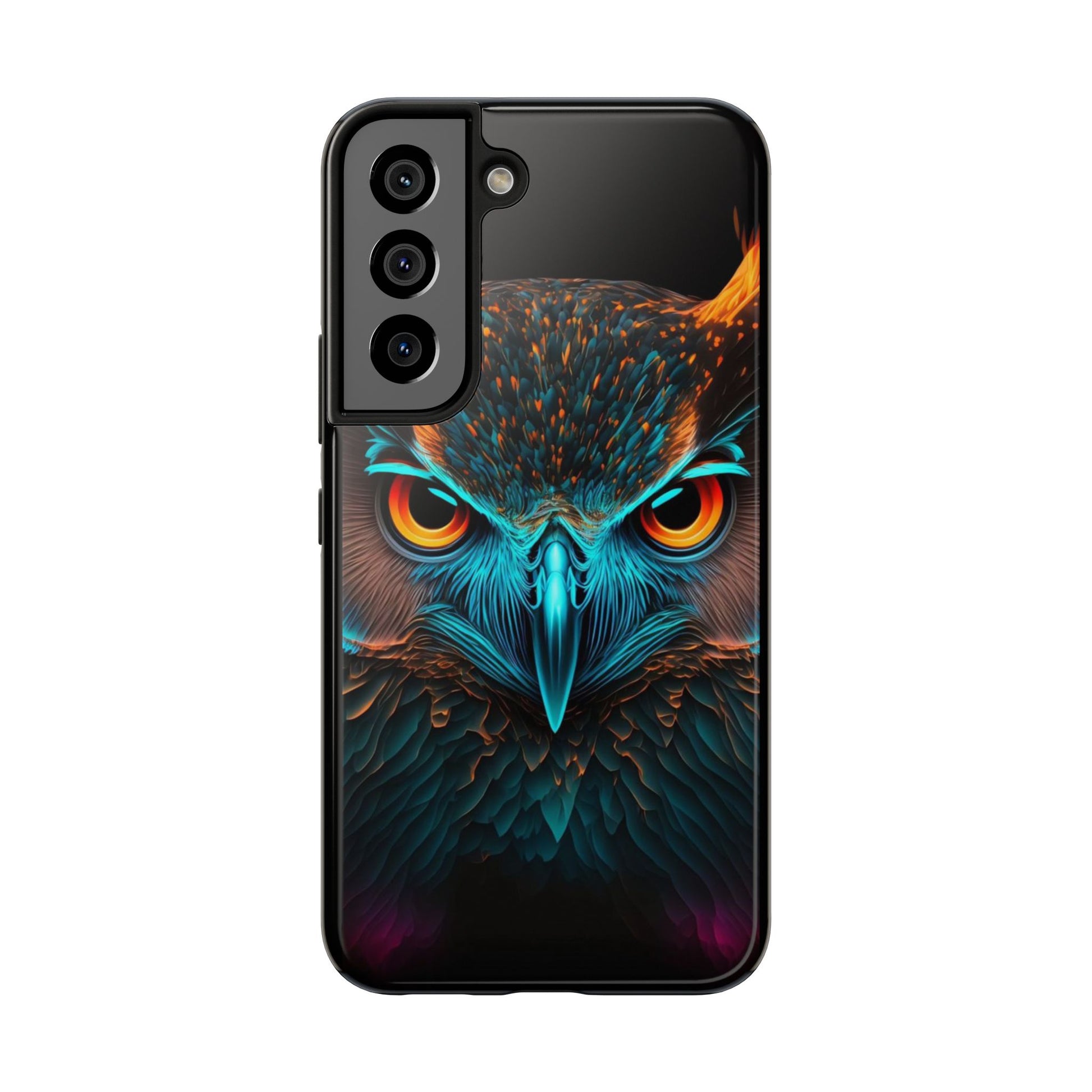 Neon Owl Theme Phone Cases for iPhones & Samsung Phones