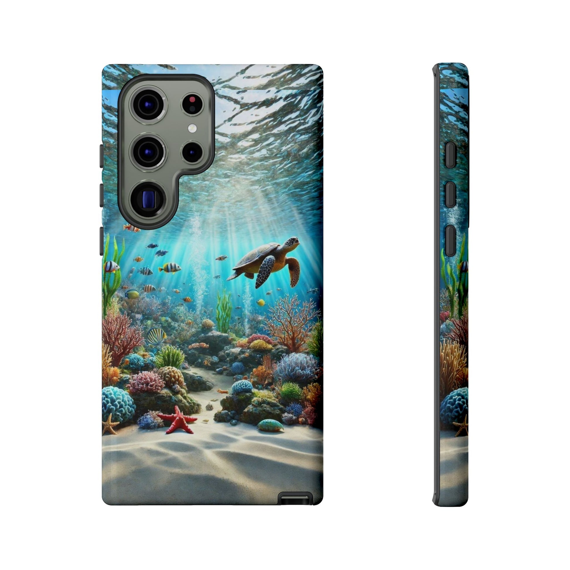 Under Sea Landscape Tough Cases for iPhones, Samsung, and Pixel