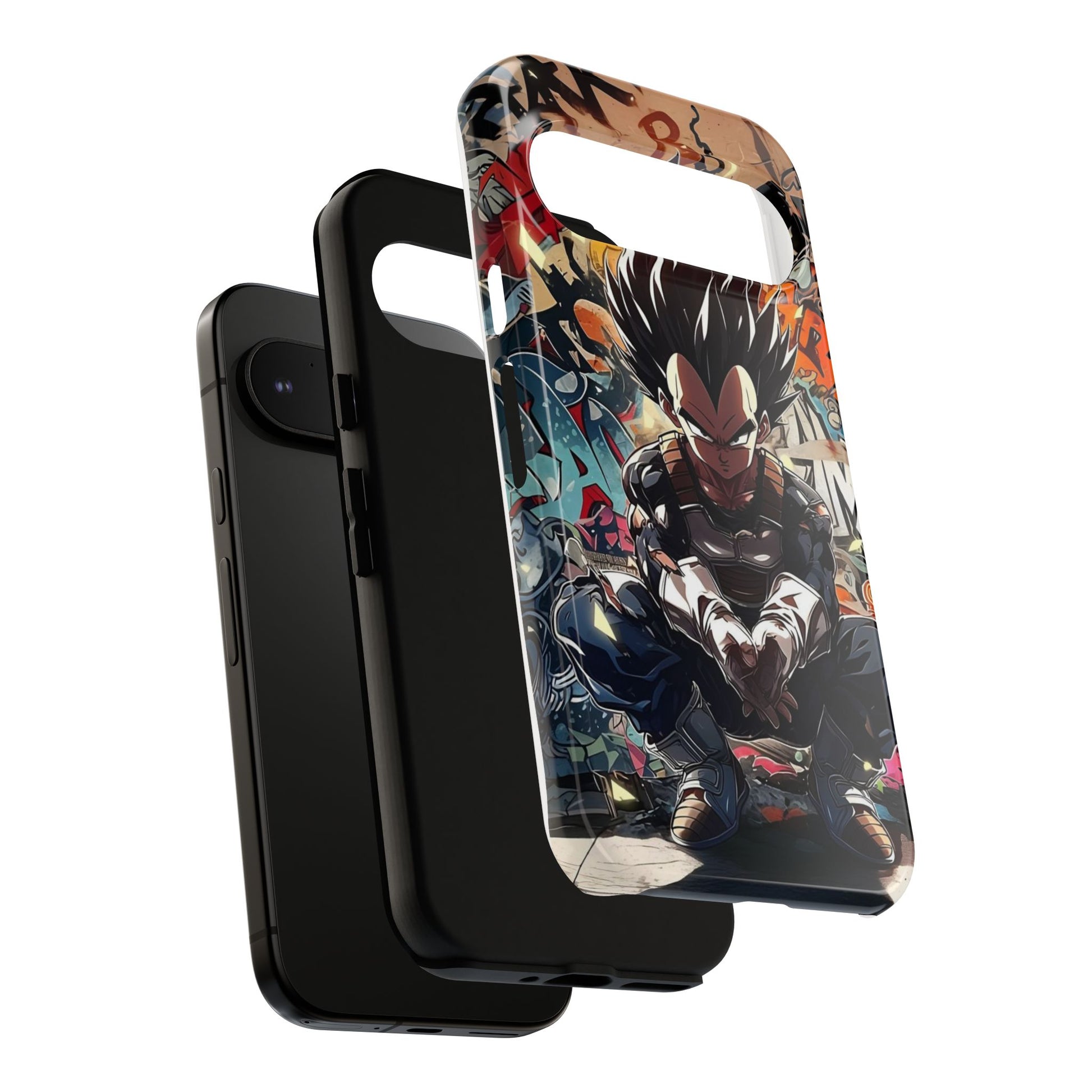 Anime Vegeta Dragon ball Z Tough Cases for iPhones, Samsung, and Pixel