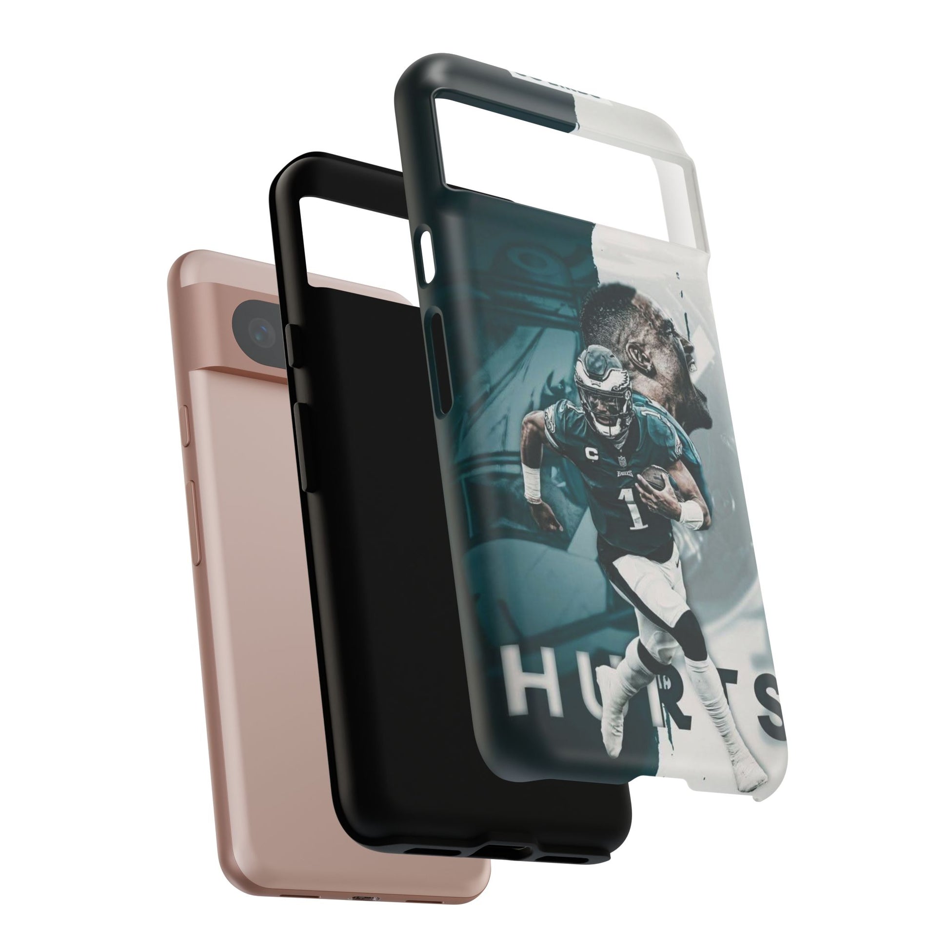 Jalen Hurts Eagles Football Tough Cases for iPhones, Samsung, and Pixel