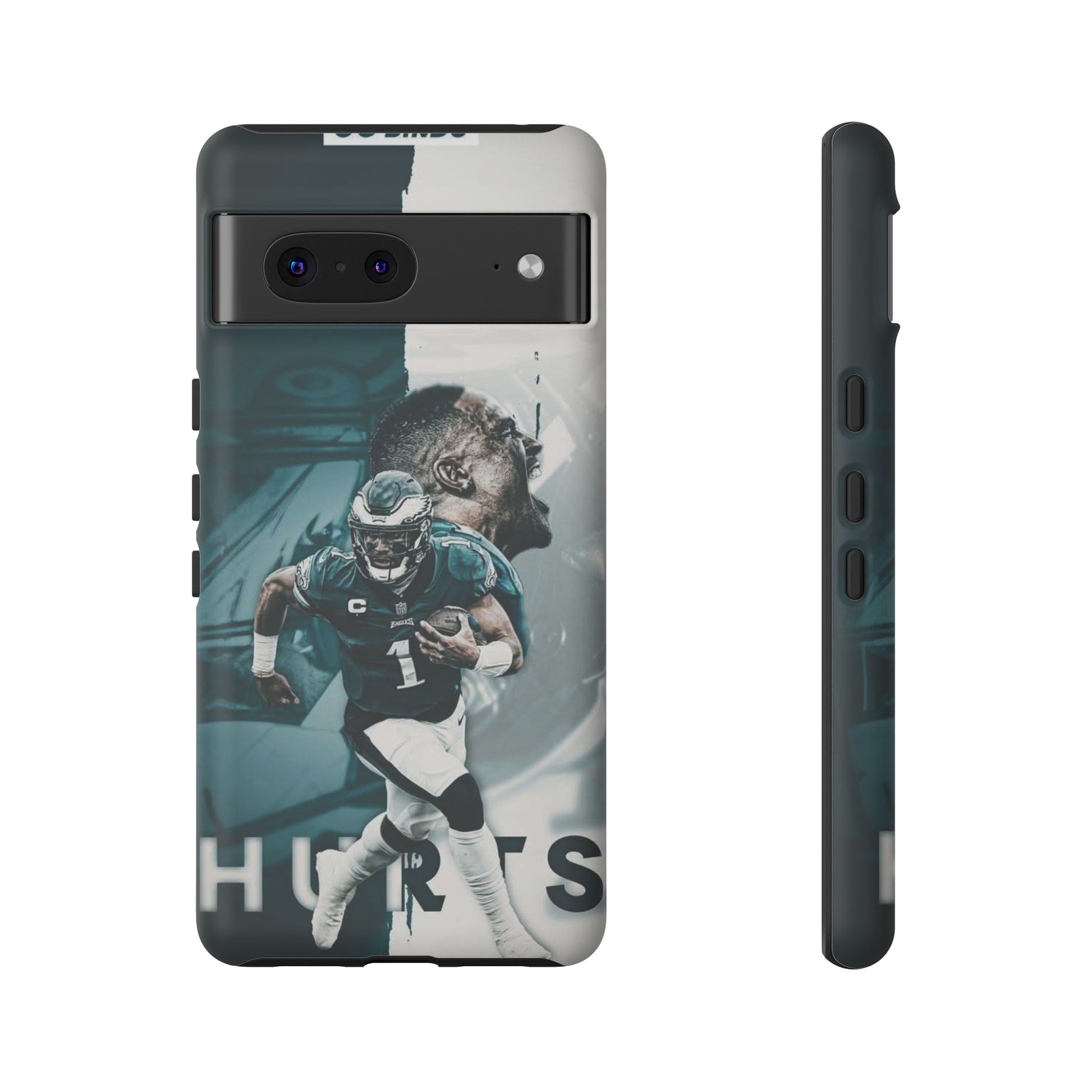 Jalen Hurts Eagles Football Tough Cases for iPhones, Samsung, and Pixel