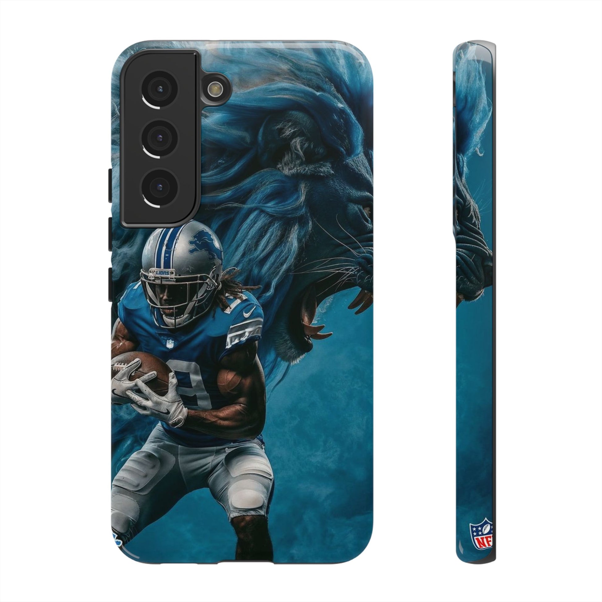 Detroit Lions Player Football Phone Case, Tough Cases for iPhones, Samsung, and Pixel