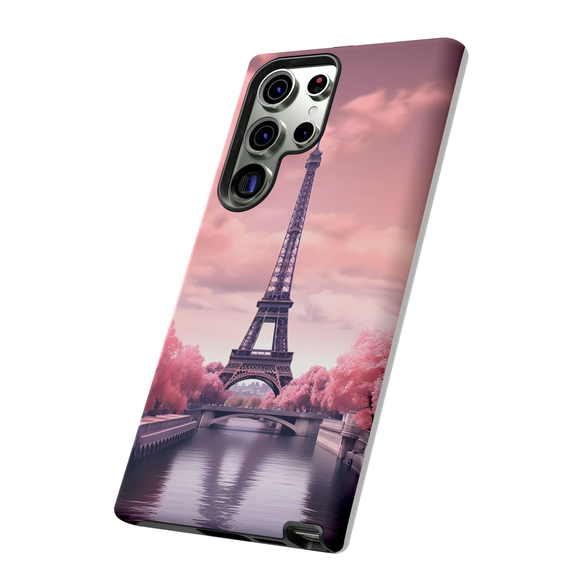Eiffel Tower Paris Tough Cases for iPhones, Samsung, and Pixel