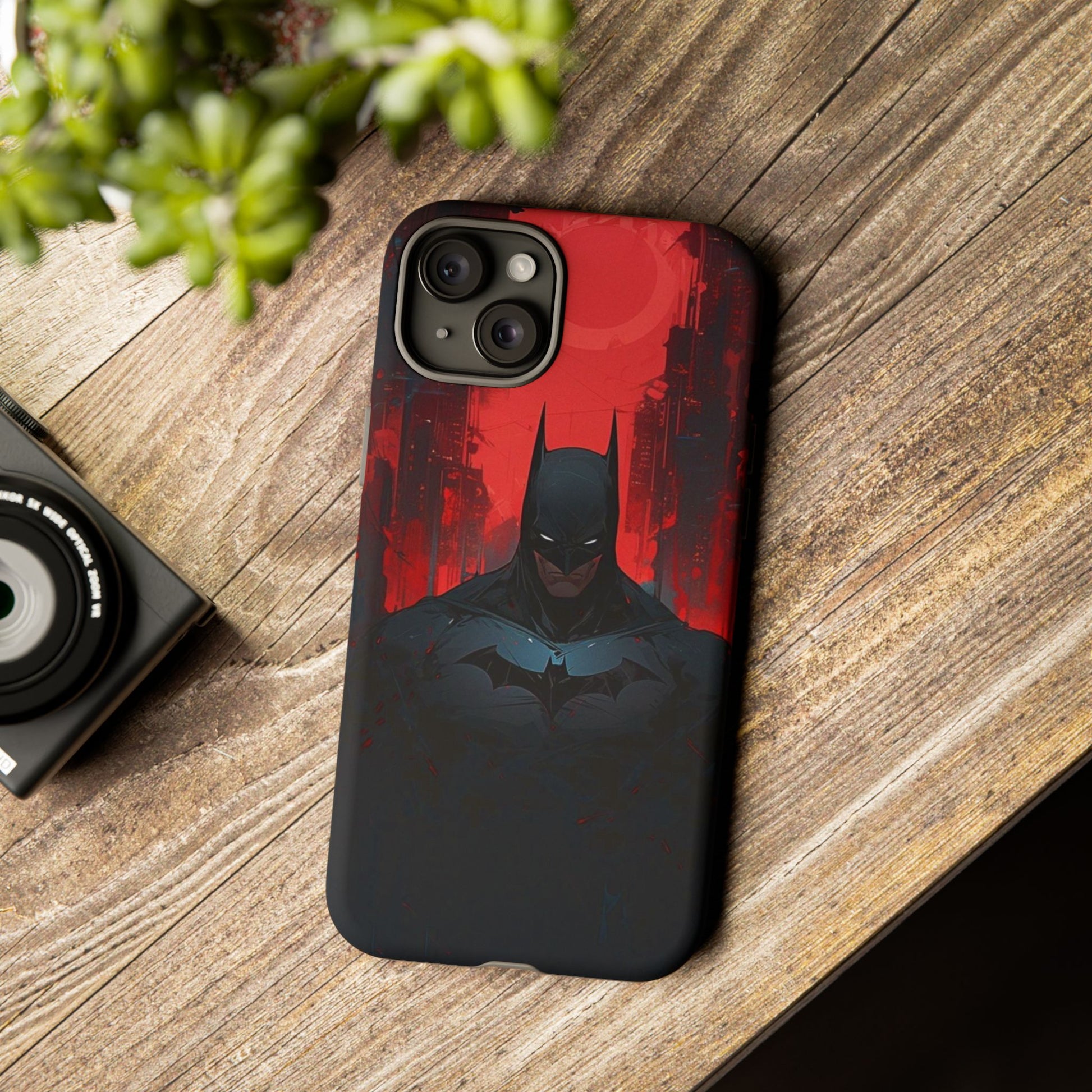 The Dark Knight Batman Tough Cases for iPhones, Samsung, and Pixel